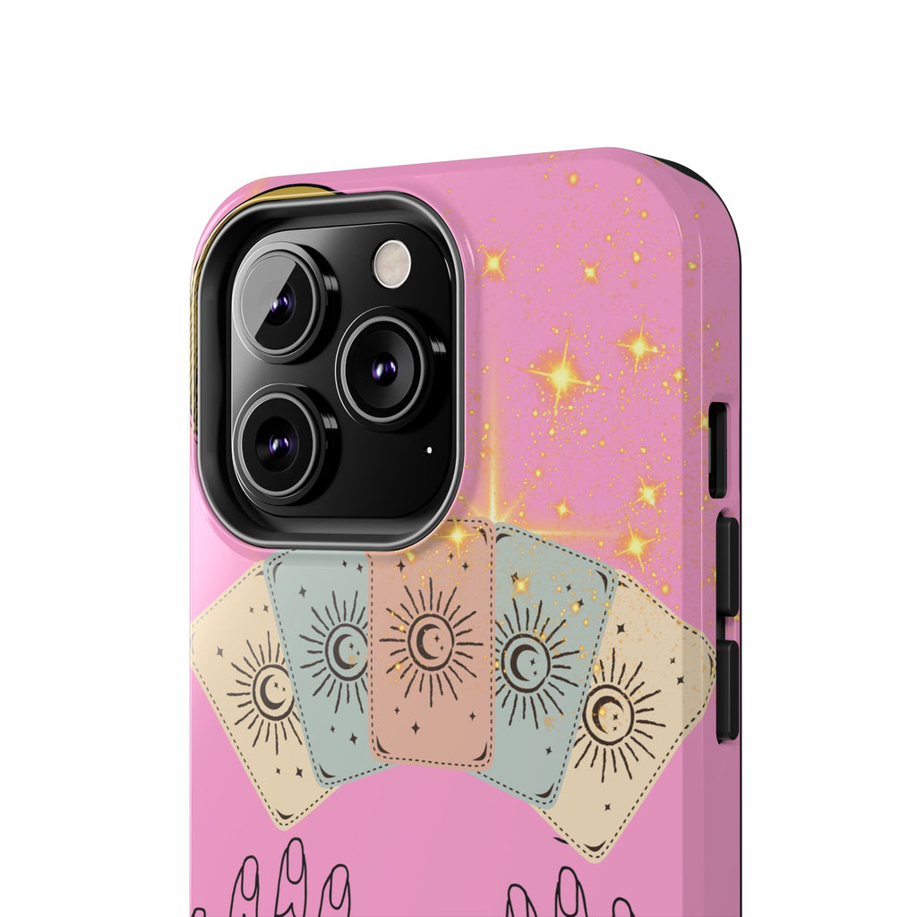 60s–70s Mystical Tarot Henna Hands Phone Case 🔮📱