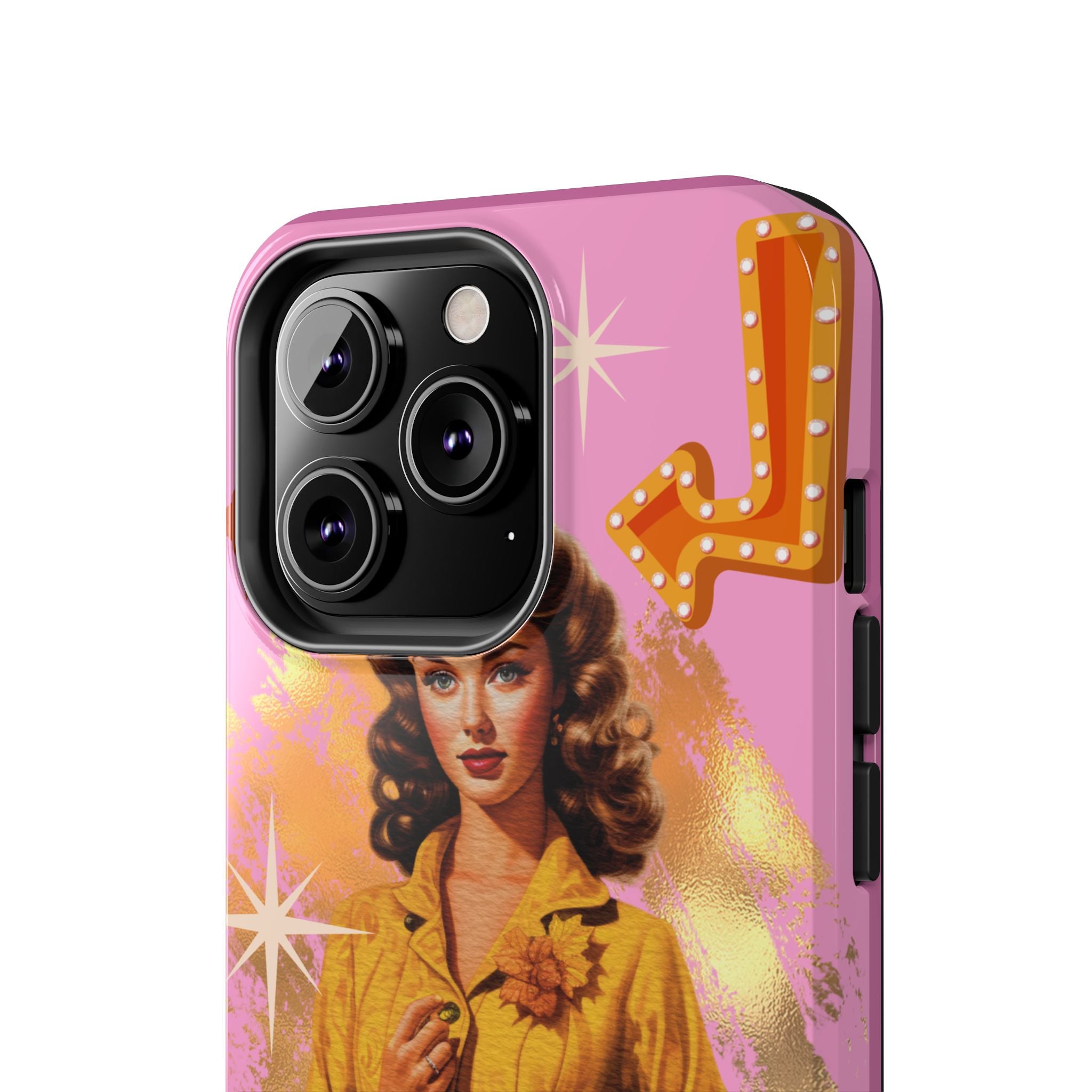 50s Pink Glam Retro Phone Case 💖📱