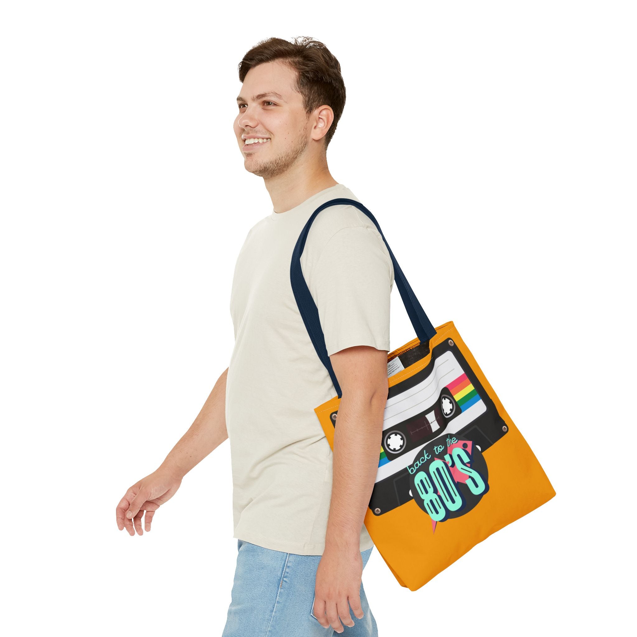 🎵 Back to the 80s Mixtape Retro Tote Bag