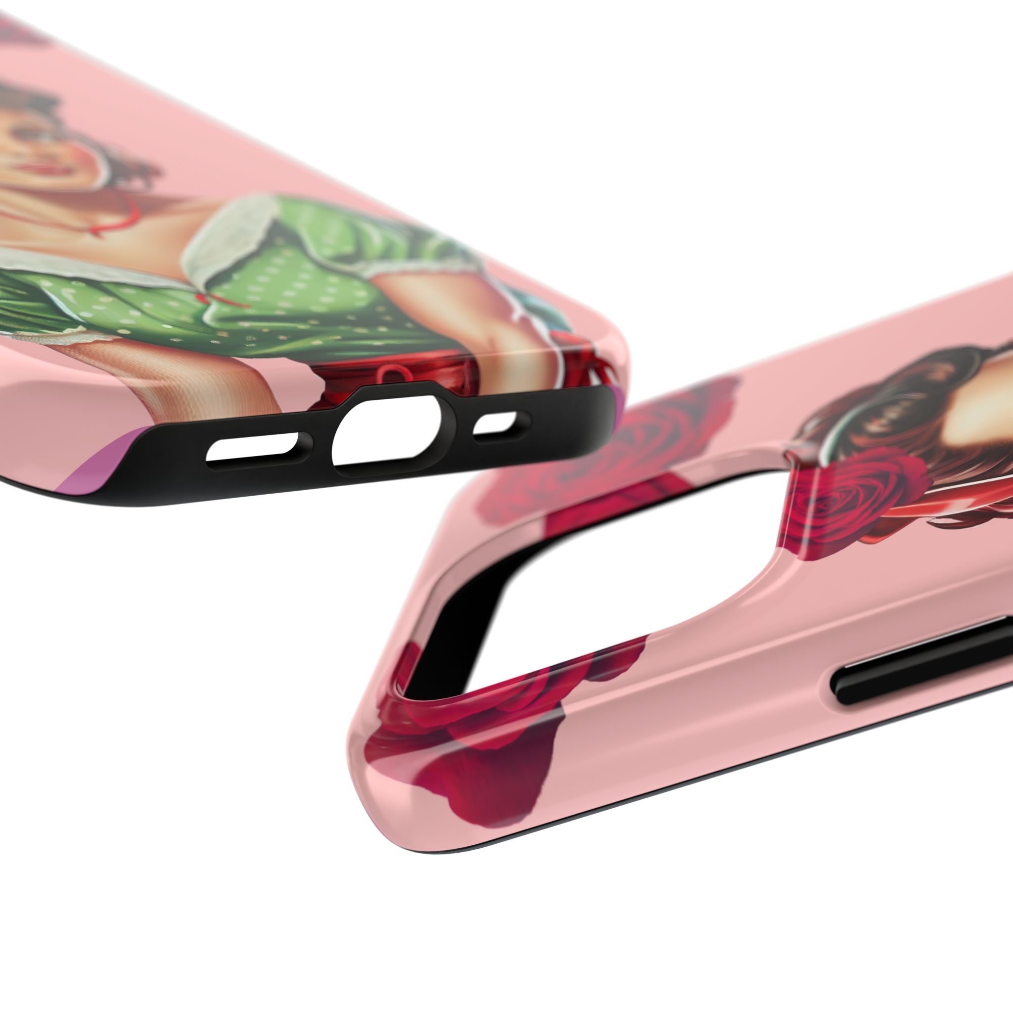 50s Rose Pinup Romance Phone Case 🌹💕📱