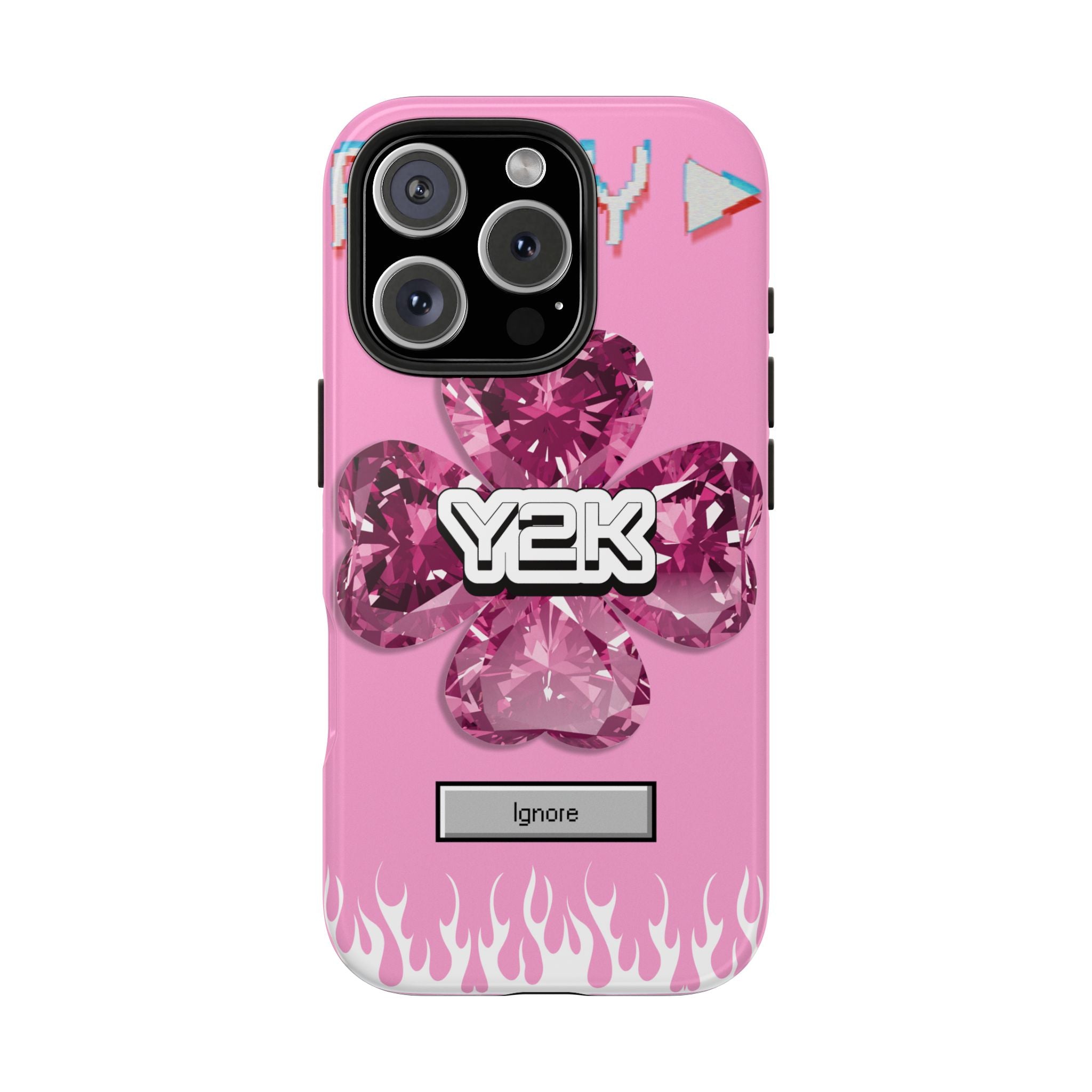 Y2K Play Ignore Sweet Pink Phone Case 💗📱