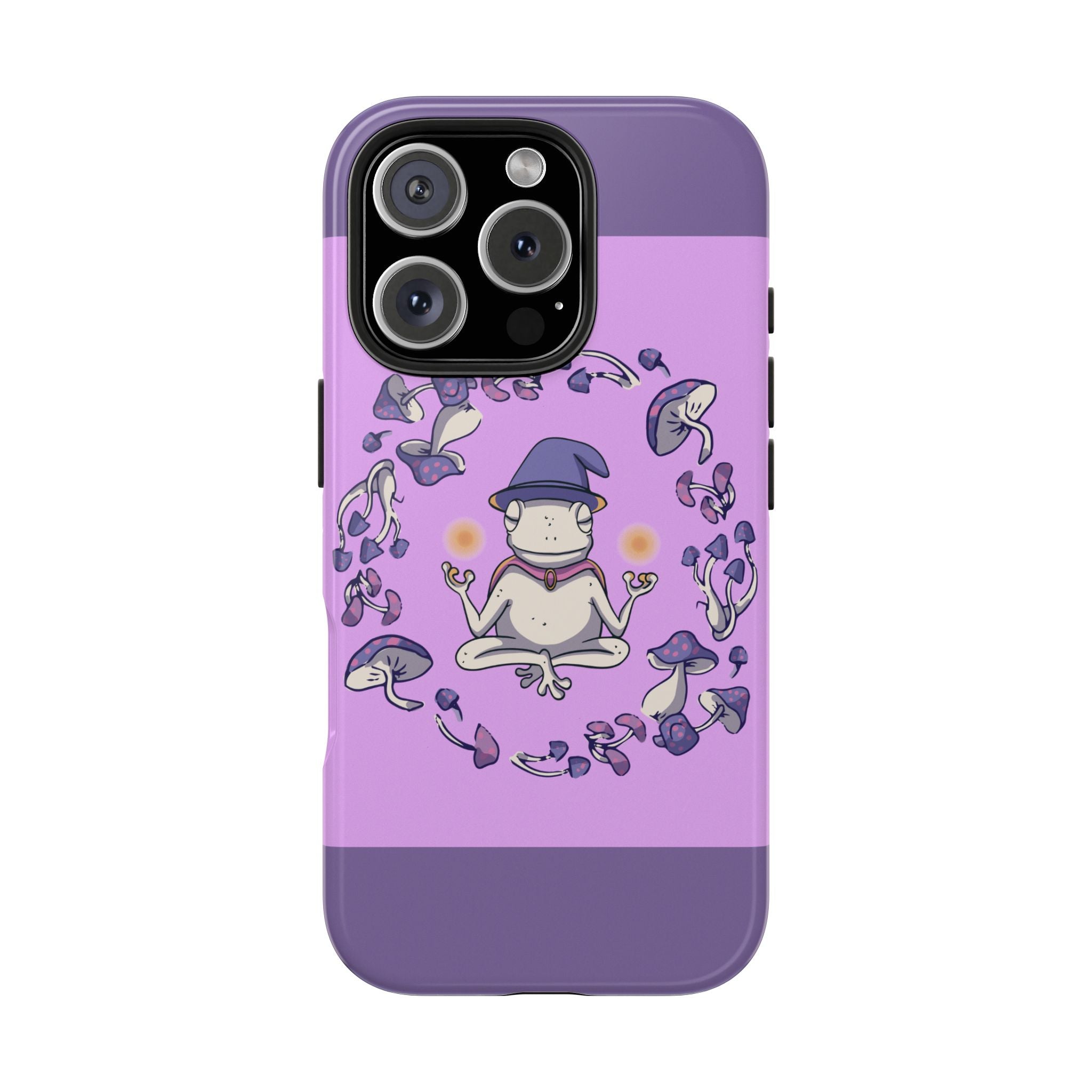 70s Mystical Mushroom Frog Phone Case 🍄🐸✨
