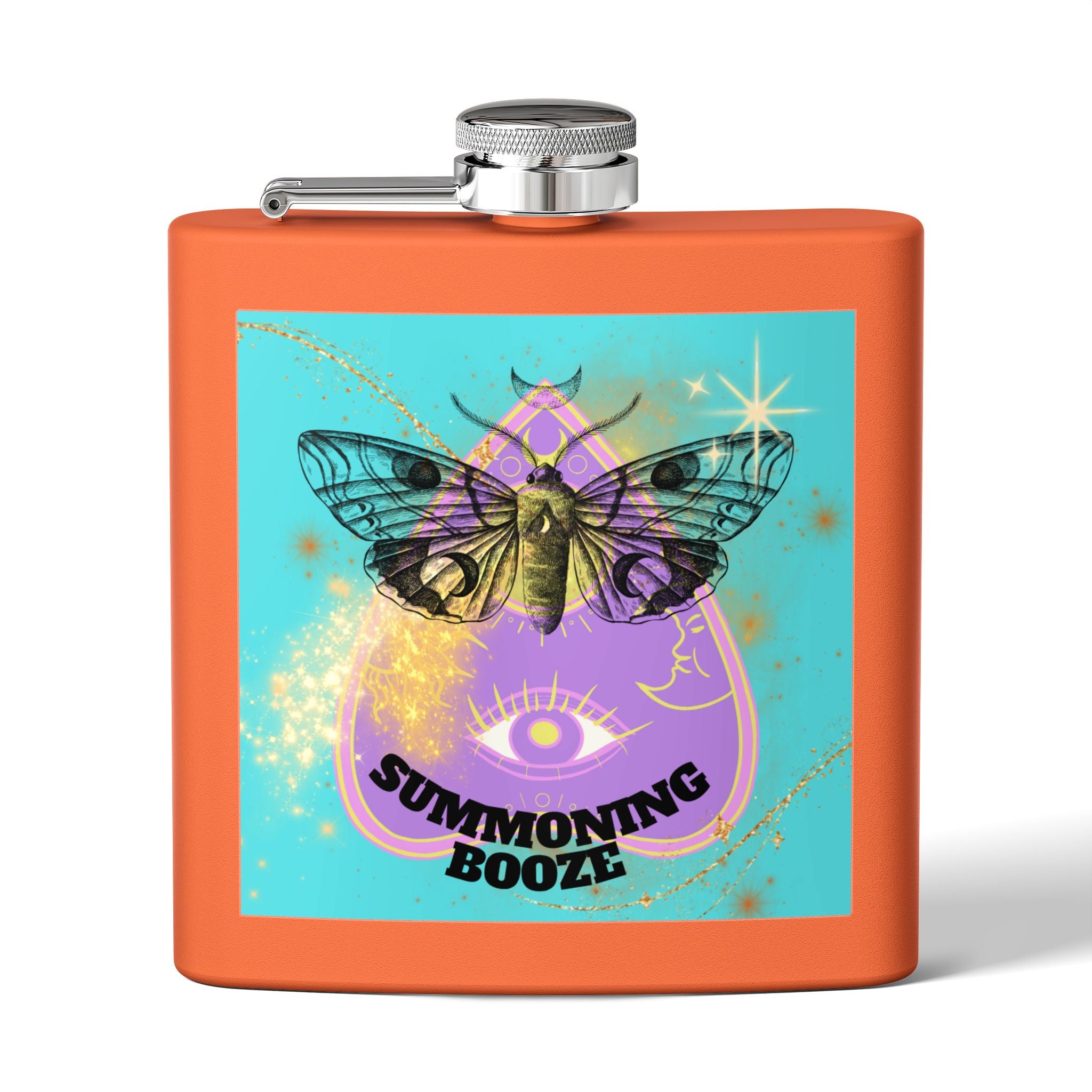 🔮 Summoning Booze Moth Ouija Flask