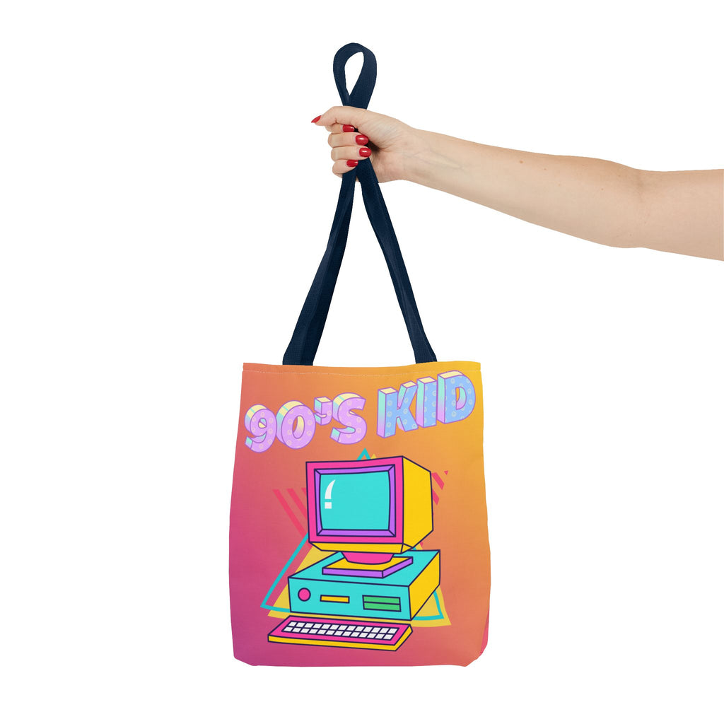 💾🖥️ 90s Kid Computer Tote Bag 🌈✨