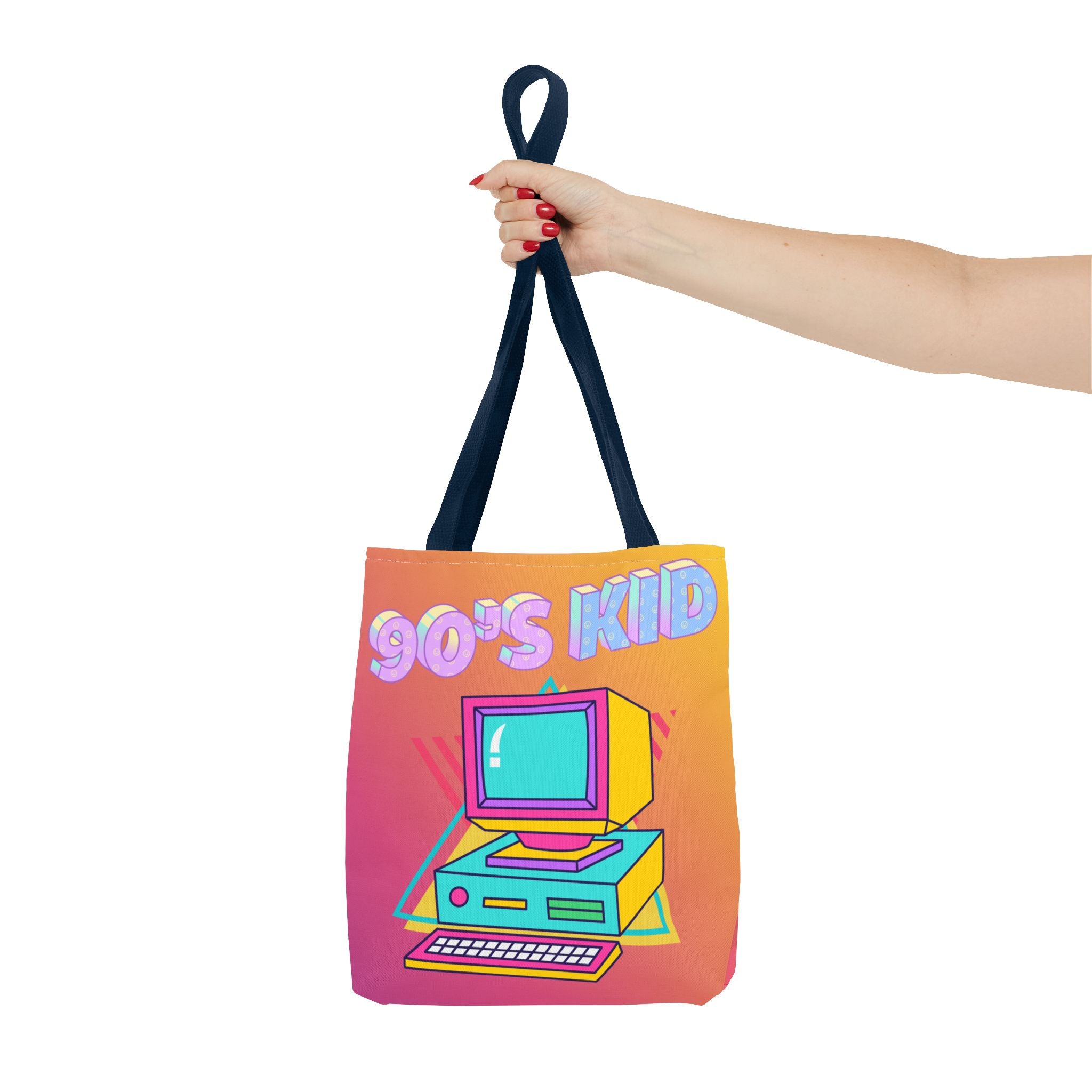 💾🖥️ 90s Kid Computer Tote Bag 🌈✨