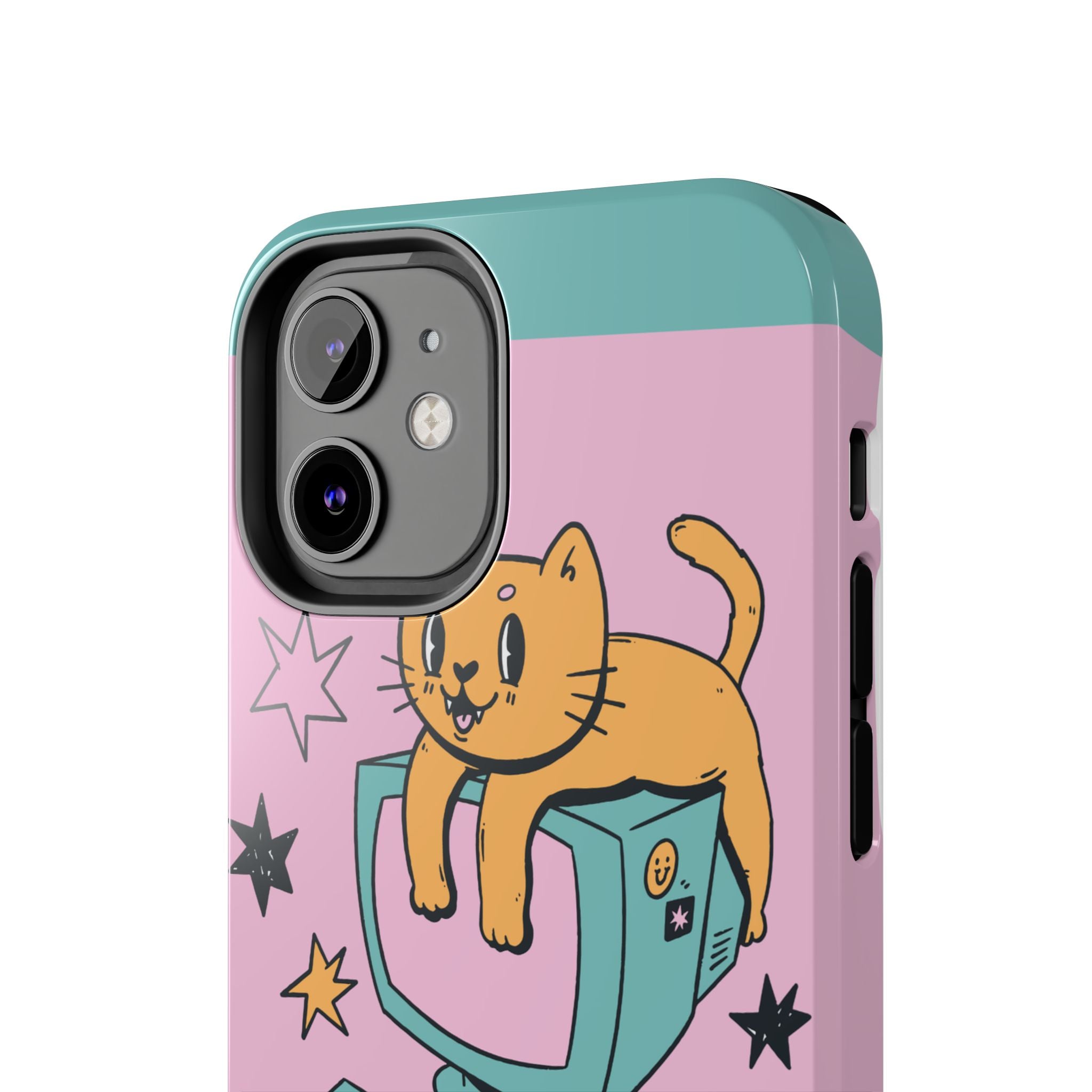 90s Cat and Computer Phone Case 🐱💾