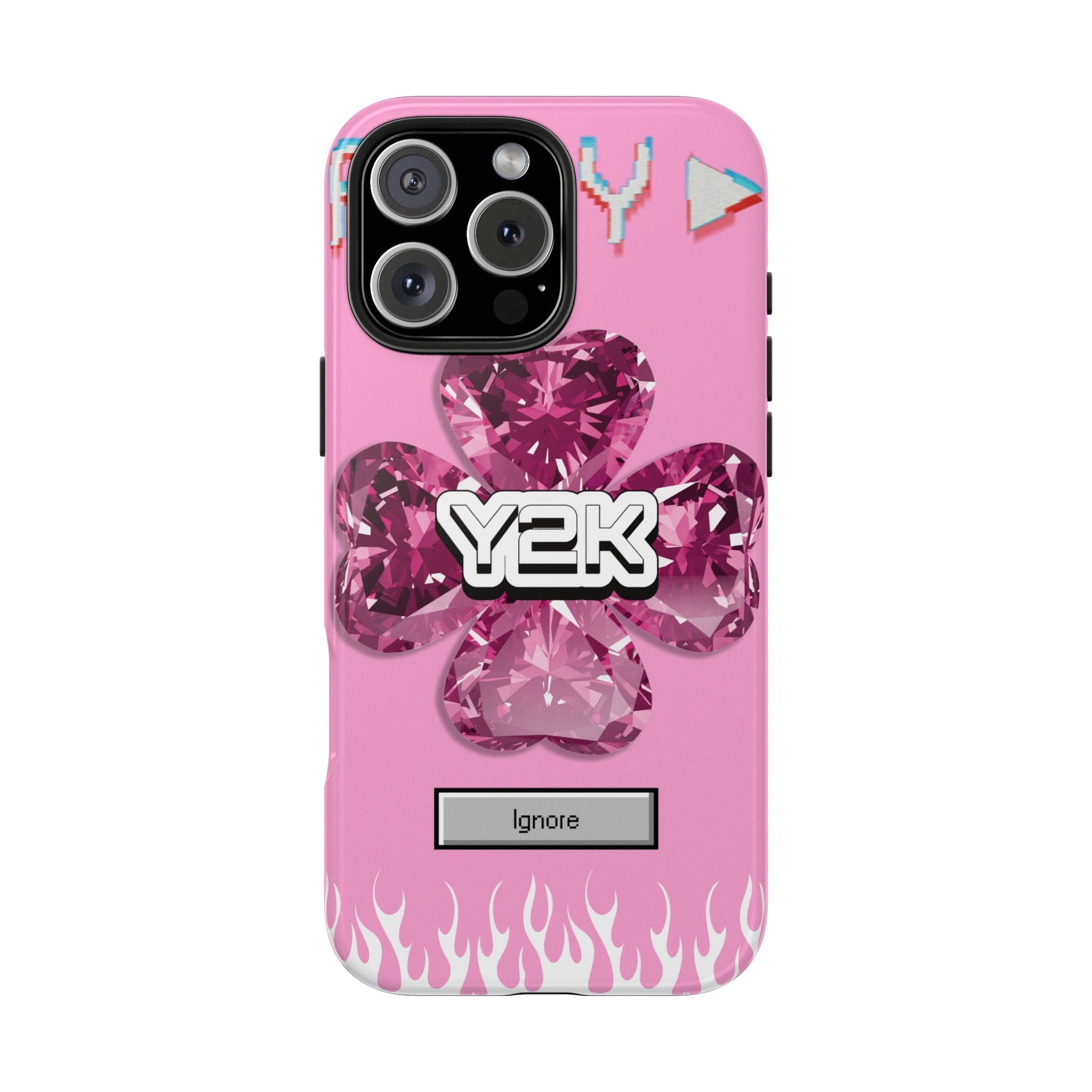 Y2K Play Ignore Sweet Pink Phone Case 💗📱