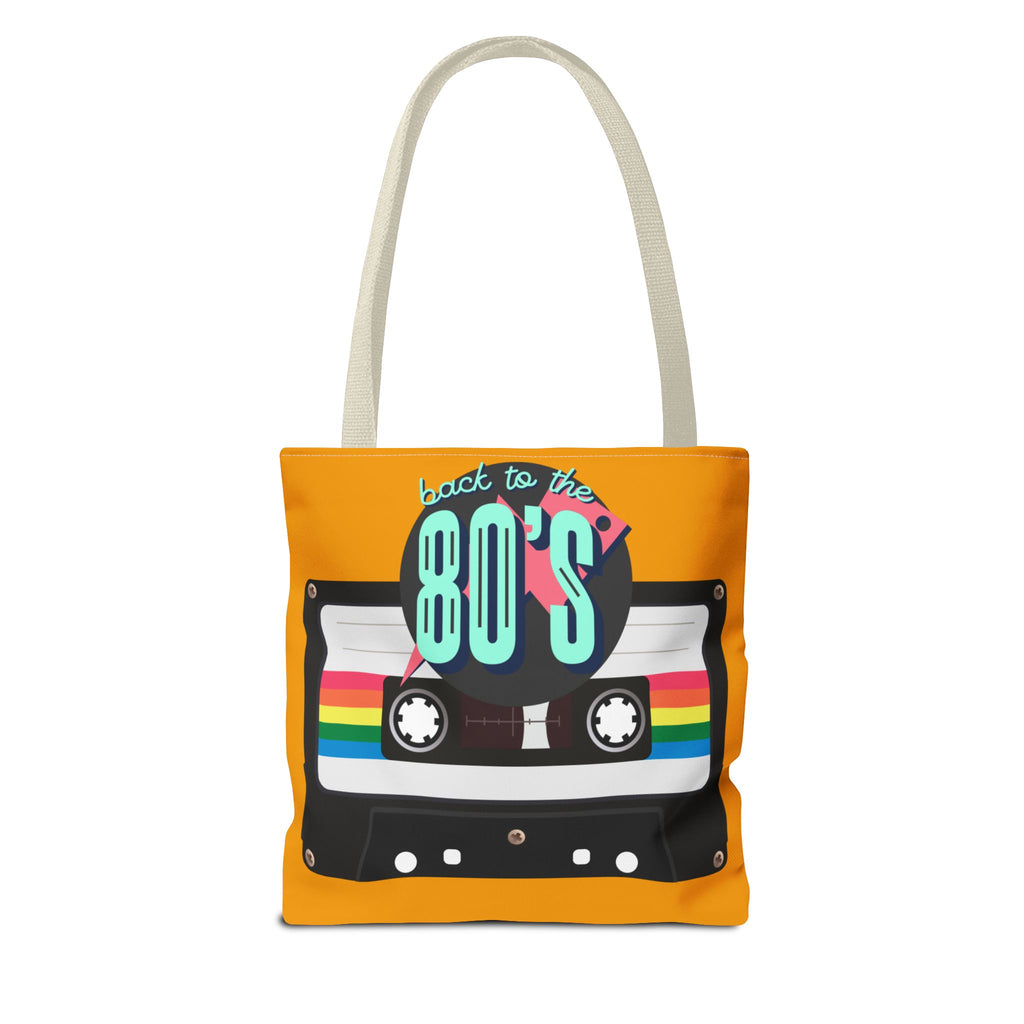 🎵 Back to the 80s Mixtape Retro Tote Bag