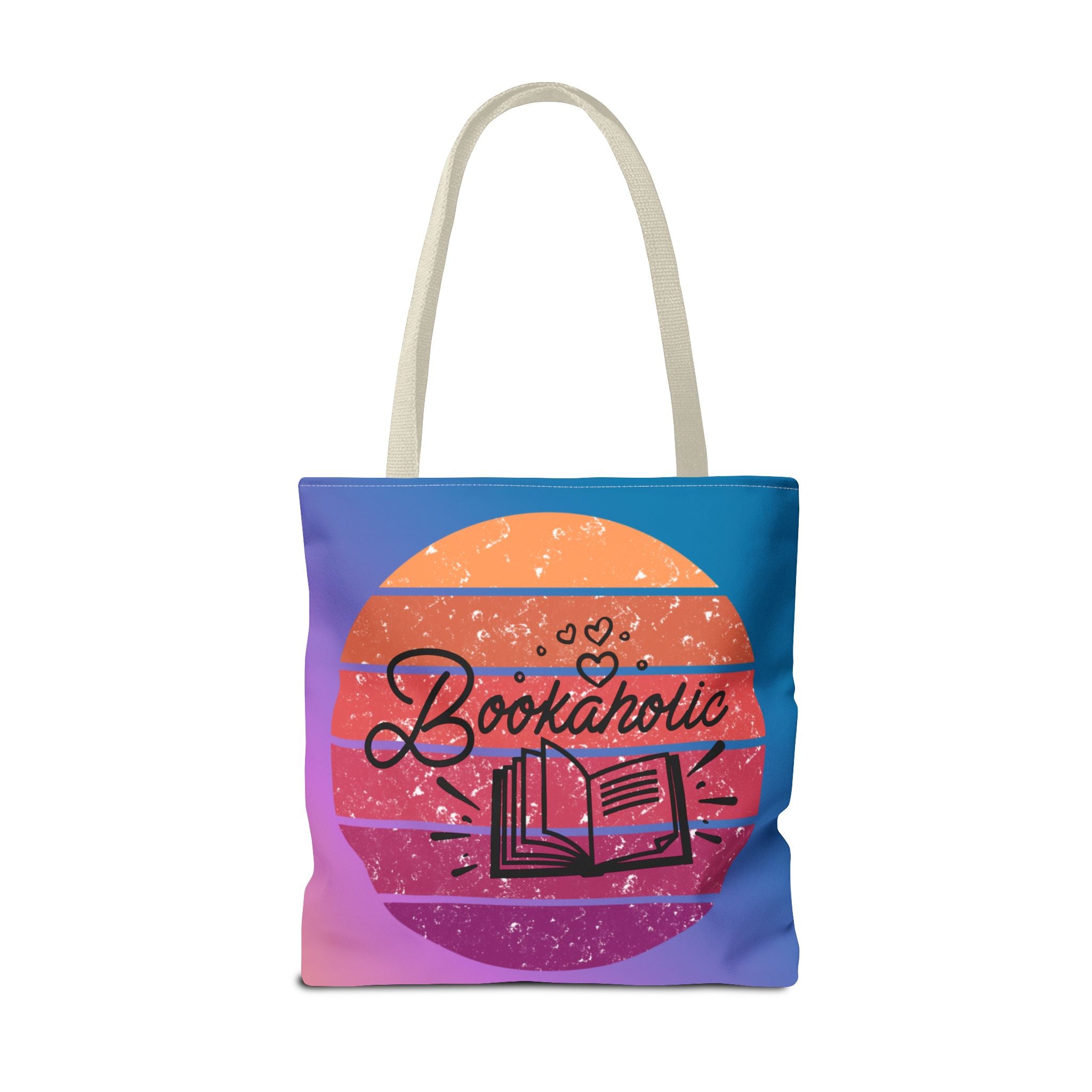📚 60s Bookaholic Retro Tote Bag