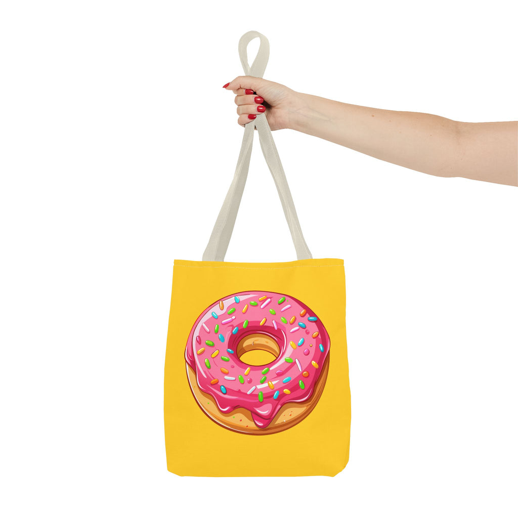 🍩 90s Donut Tote Bag – Bright Sprinkles 🍩