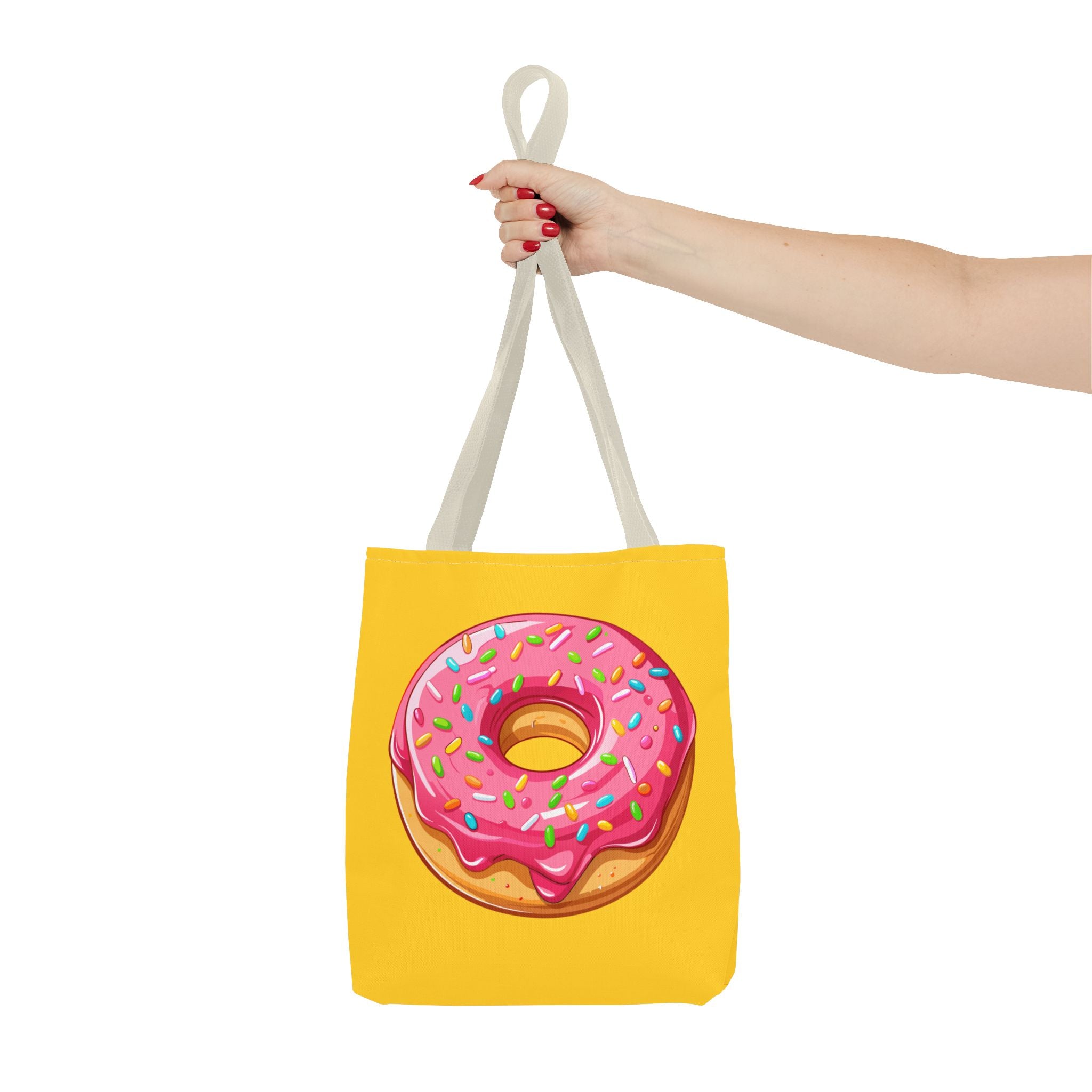 🍩 90s Donut Tote Bag – Bright Sprinkles 🍩