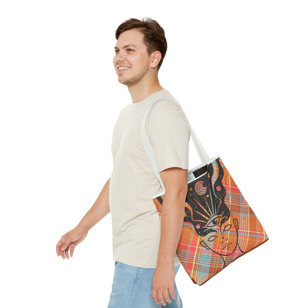 👁️🌼 70s Third Eye Mystical Tote Bag ✨👜