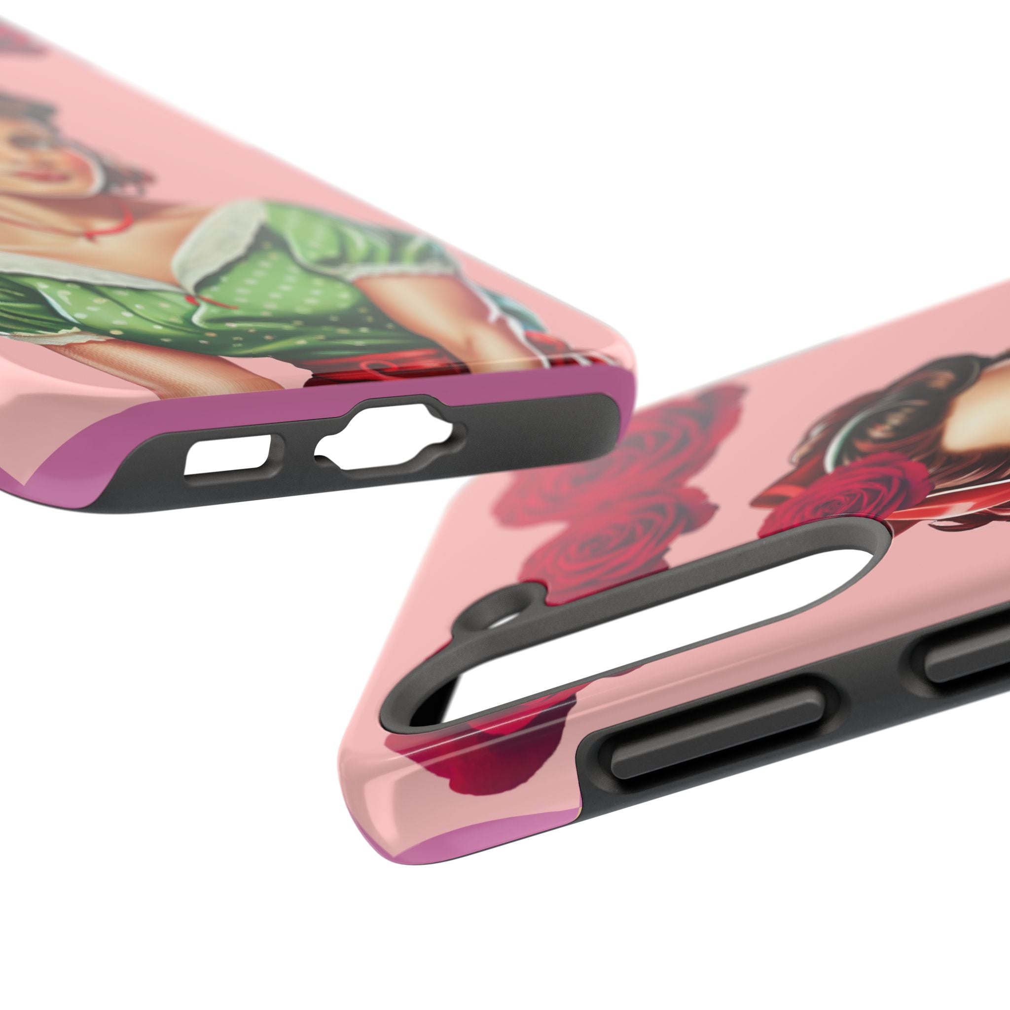50s Rose Pinup Romance Phone Case 🌹💕📱