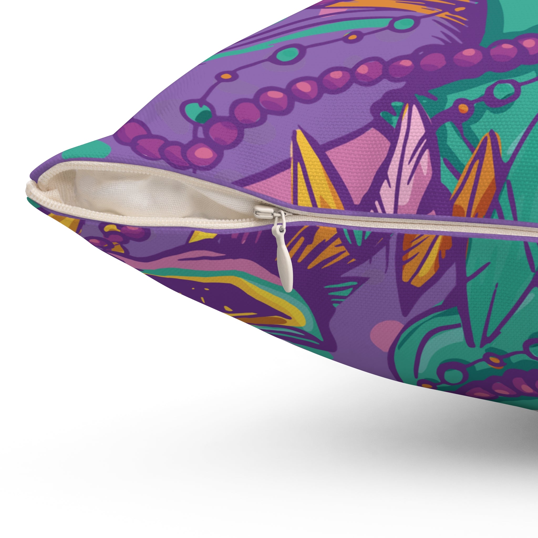 Mardi Gras 90s Jazz Mood Pillow