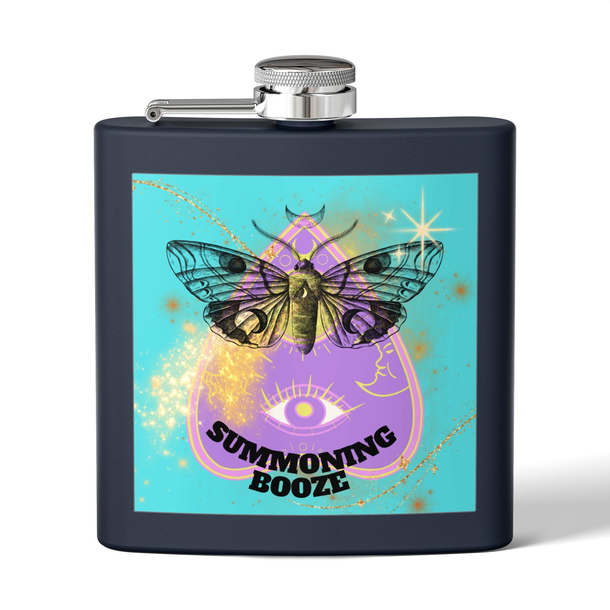 🔮 Summoning Booze Moth Ouija Flask