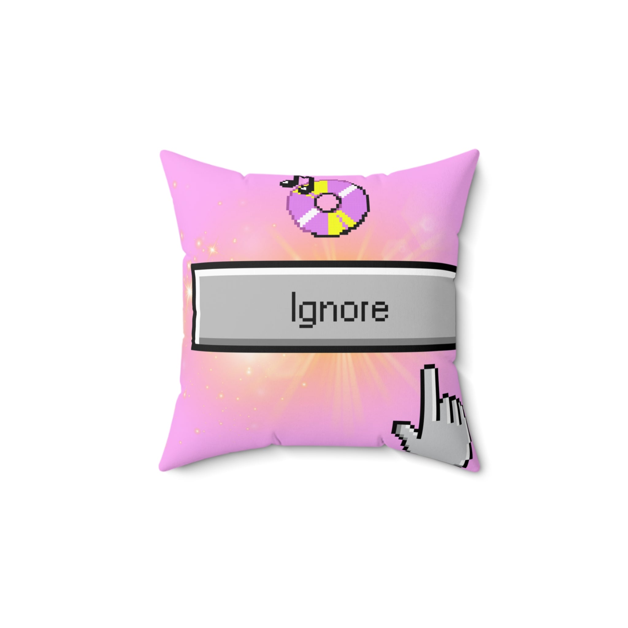 💾 Play, Shutdown, Ignore Y2K Joke Pillow 😂✨