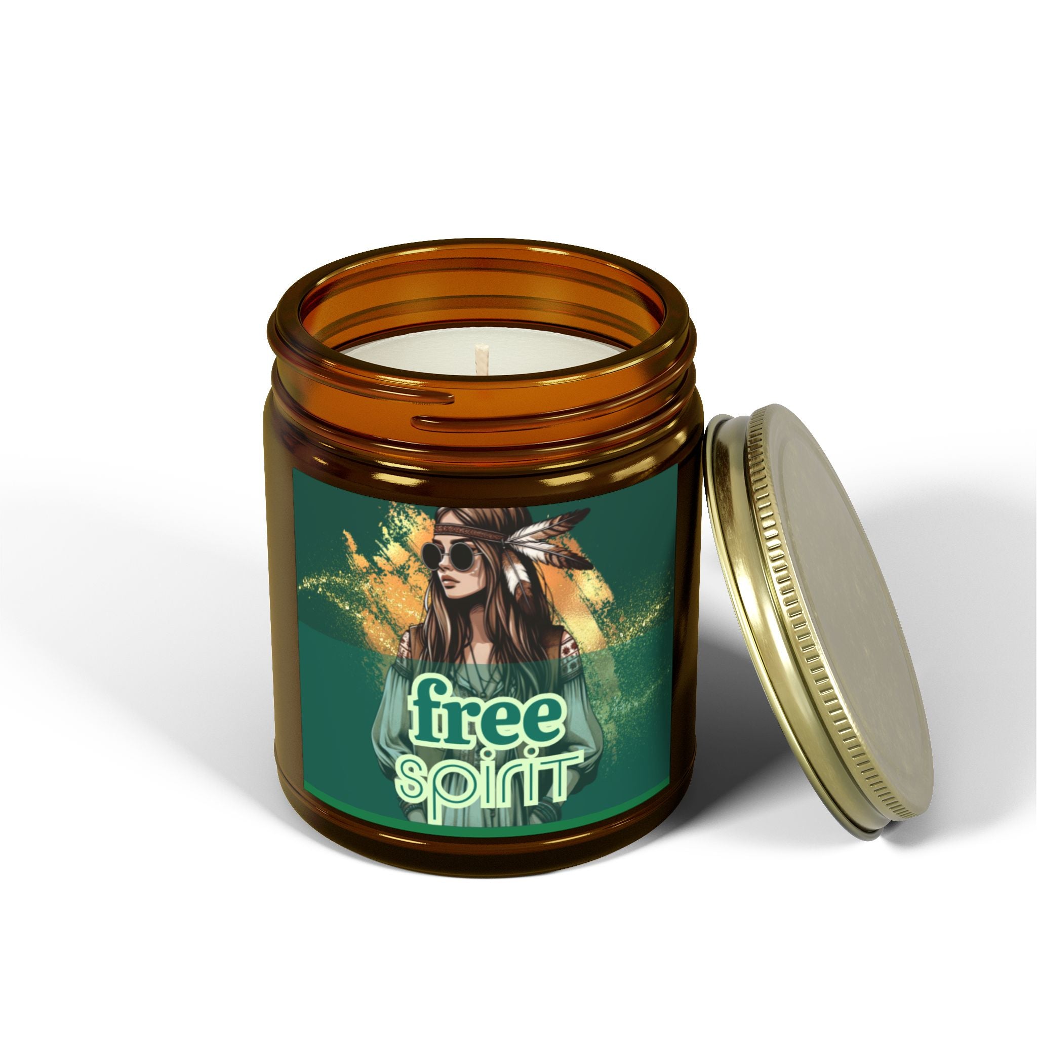 🌼 Free Spirit Hippie Girl Candle