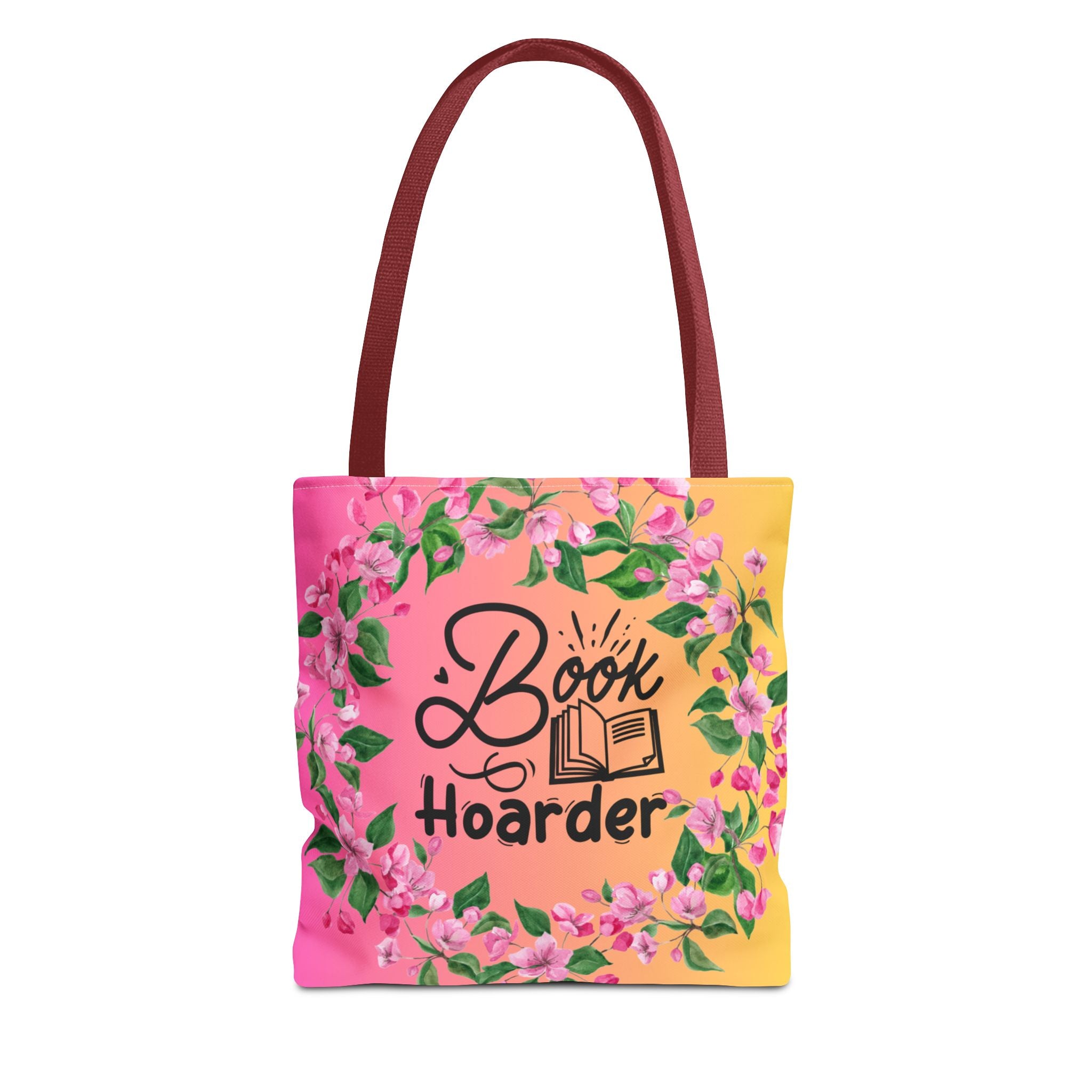 💖 60s–90s Book Hoarder Retro Tote Bag – Bright Pink & Yellow