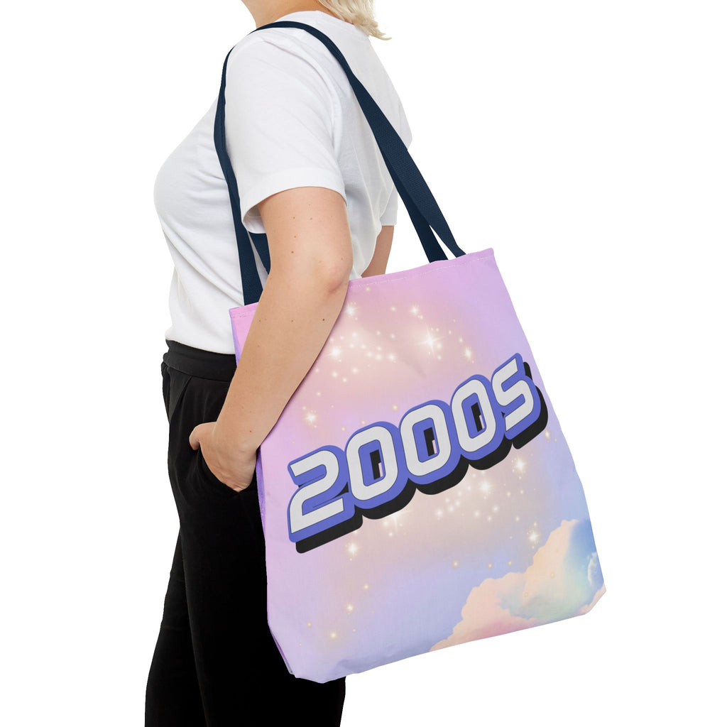 ✨💖 2000s Iridescent Shine Y2K Tote Bag 🌈👜