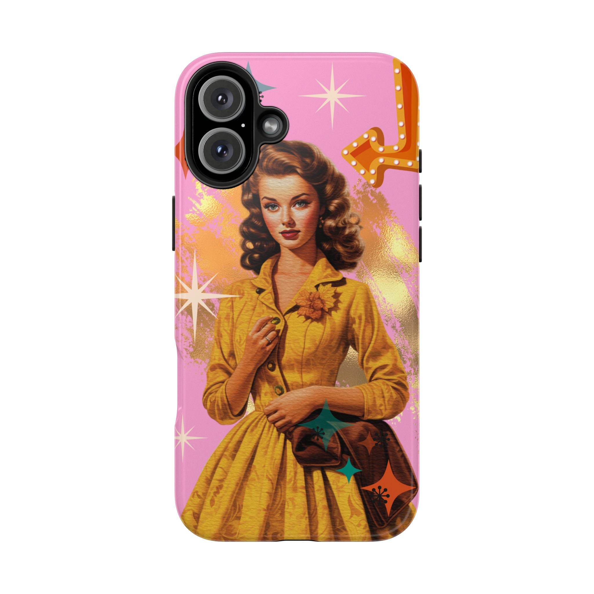 50s Pink Glam Retro Phone Case 💖📱