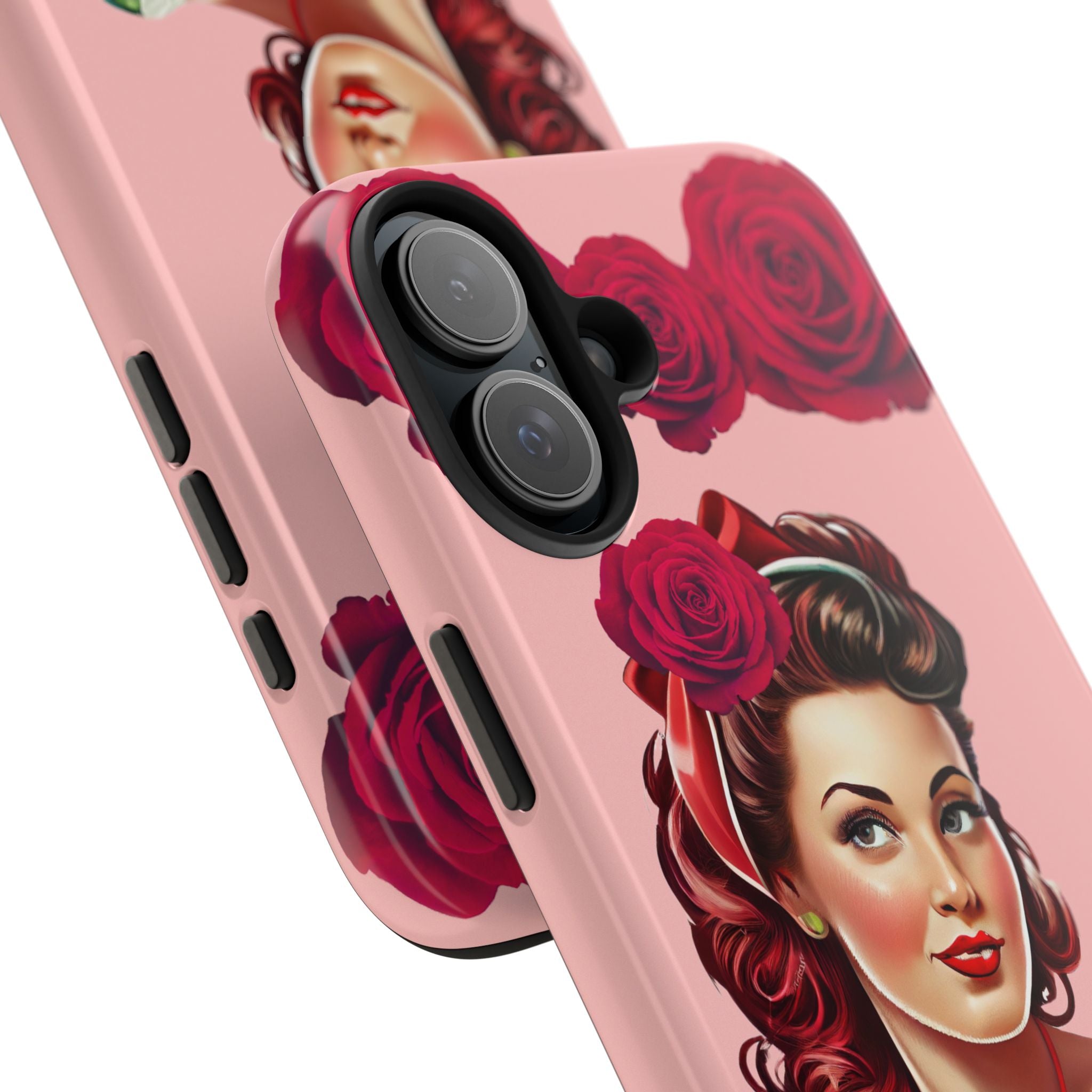 50s Rose Pinup Romance Phone Case 🌹💕📱