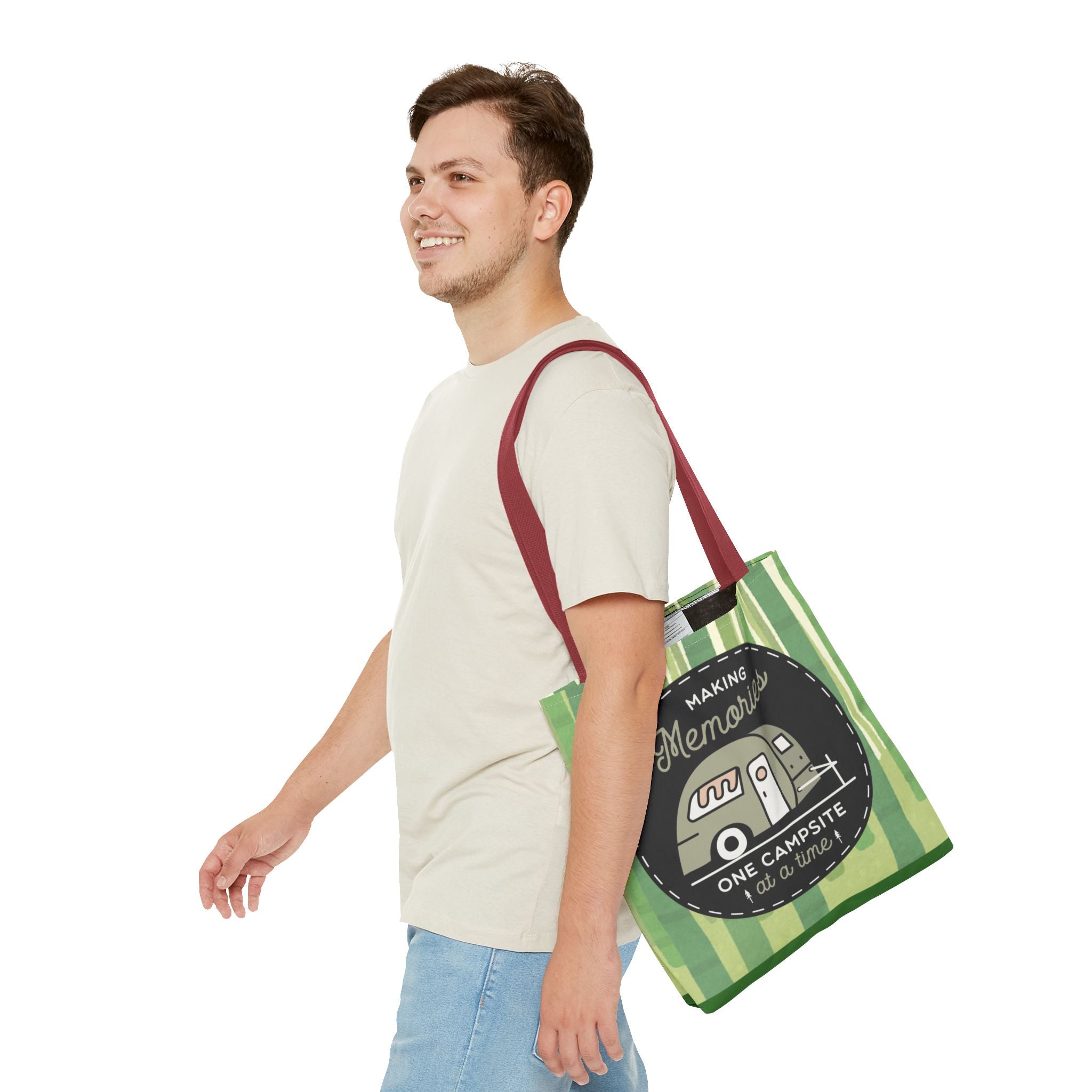 🏕️🌸 50s Making Memories One Campsite at a Time Tote Bag ✨👜