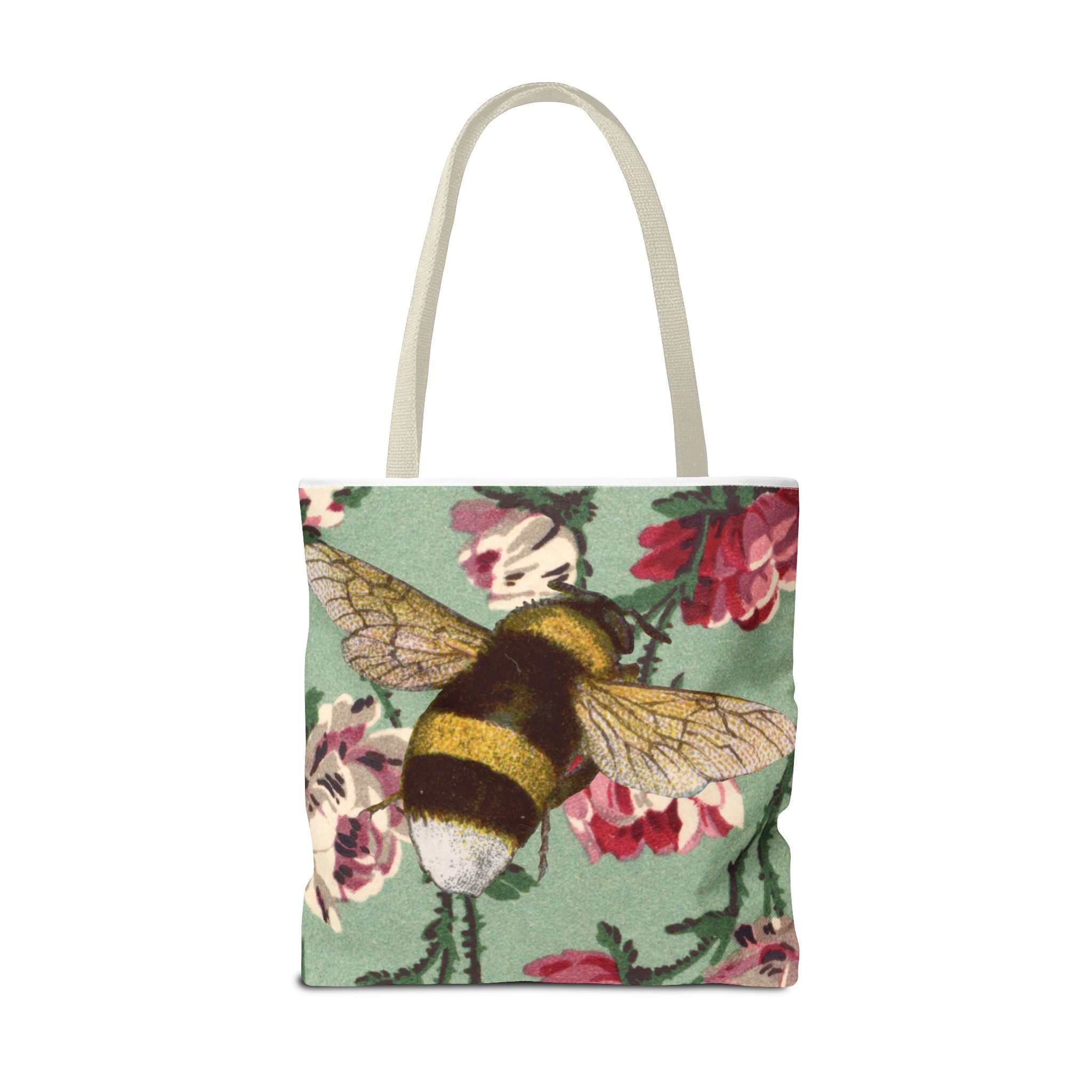 🐝🌼 60s Bumble Bee Floral Tote Bag 🌸✨