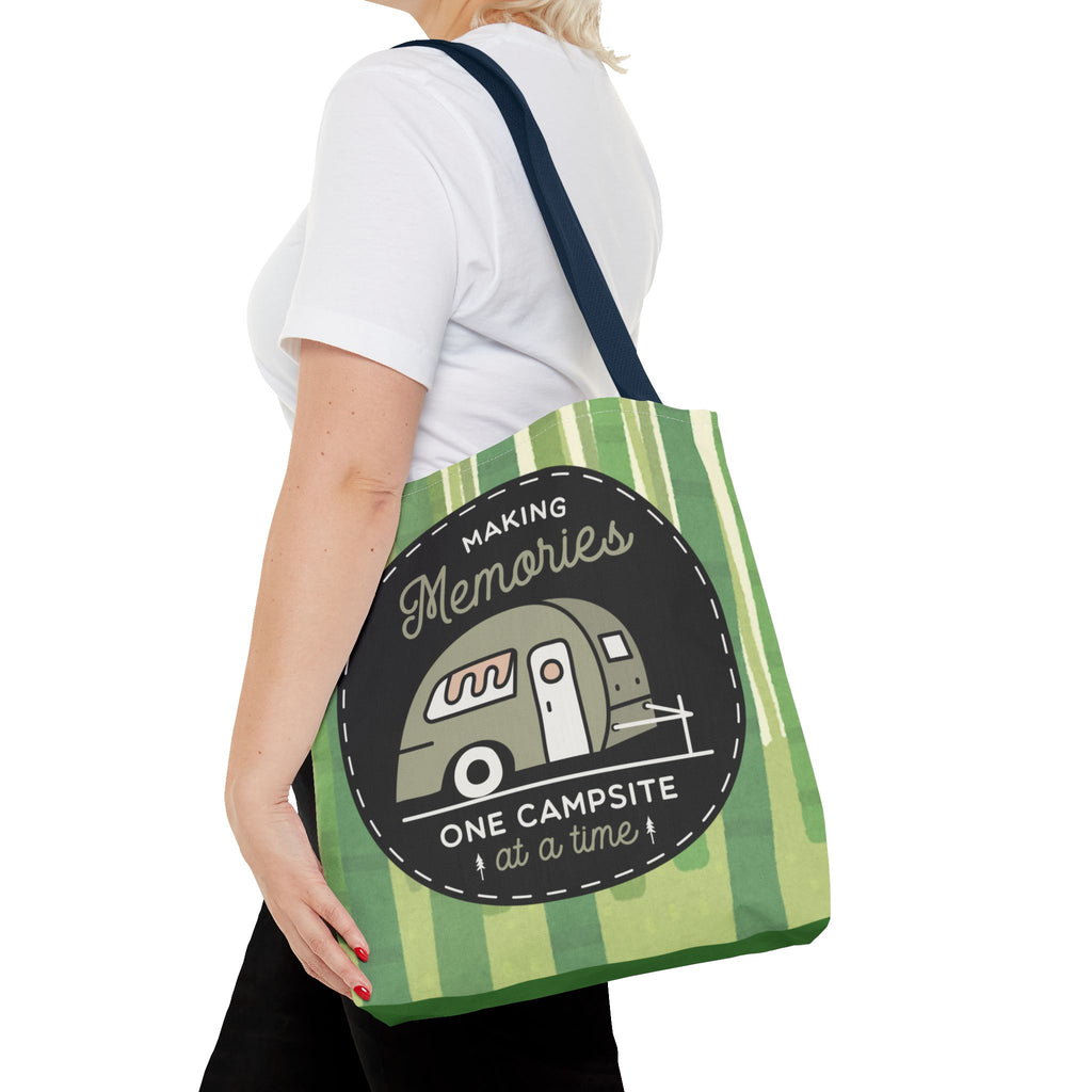 🏕️🌸 50s Making Memories One Campsite at a Time Tote Bag ✨👜
