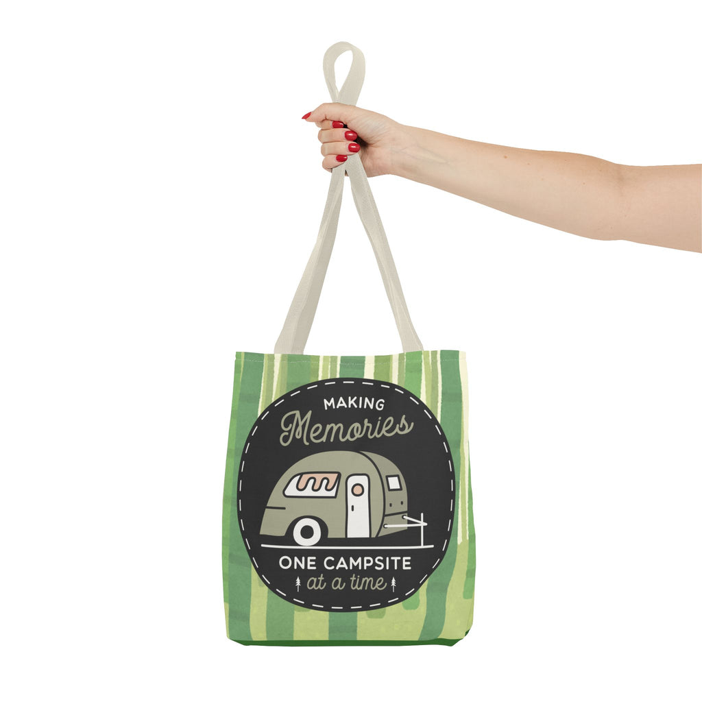 🏕️🌸 50s Making Memories One Campsite at a Time Tote Bag ✨👜