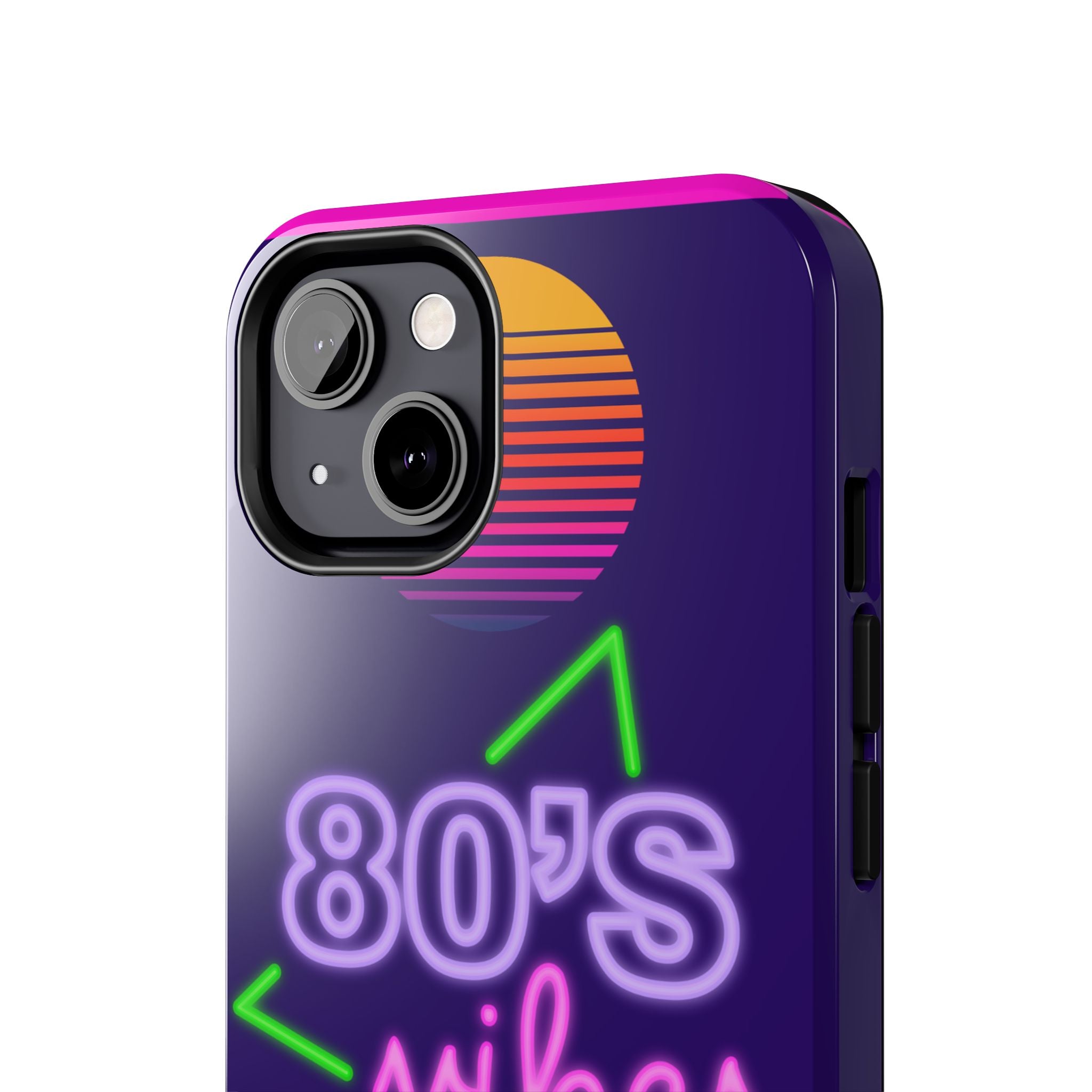 80s Vibes Synthwave Palm Trees Phone Case 🌴🎹📱