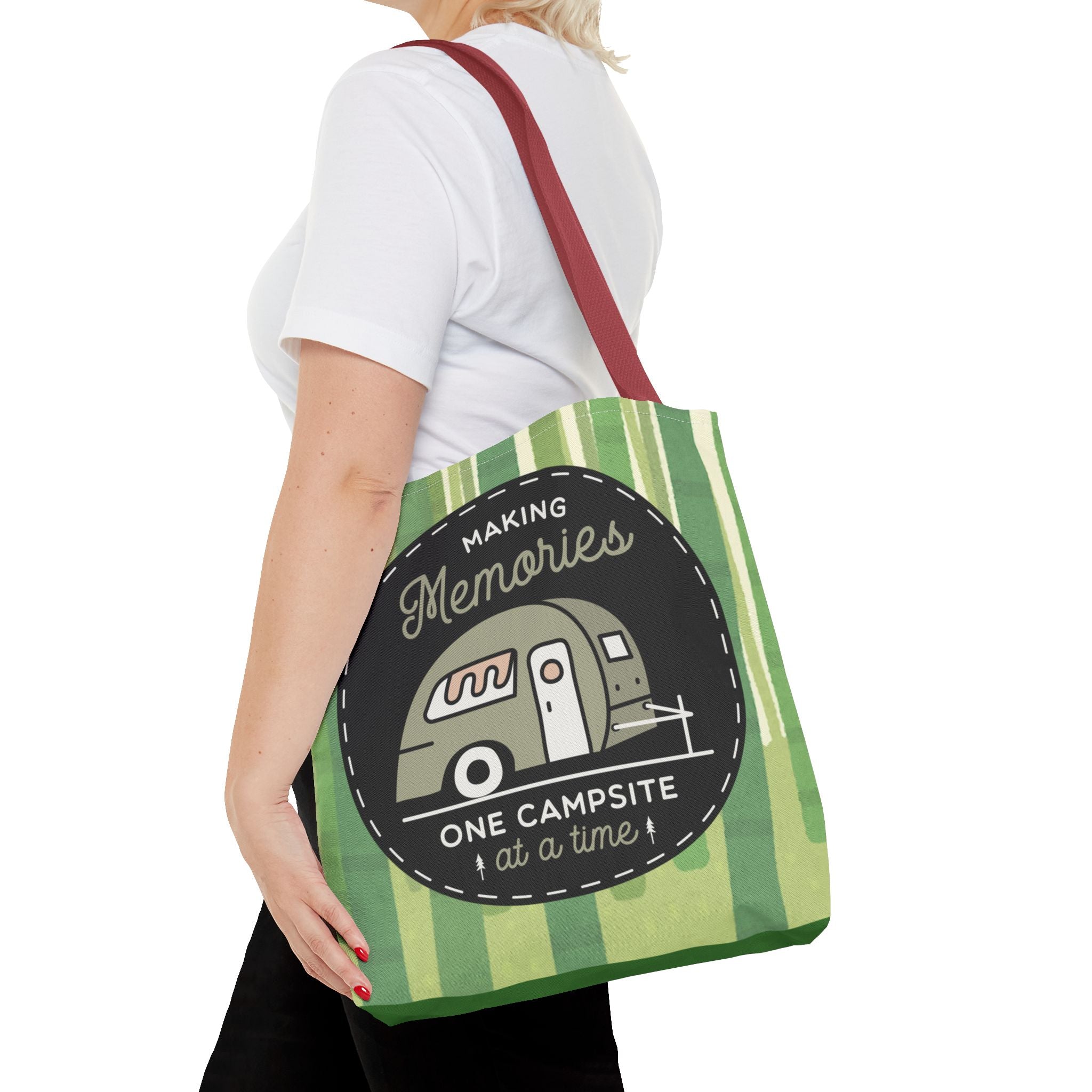 🏕️🌸 50s Making Memories One Campsite at a Time Tote Bag ✨👜