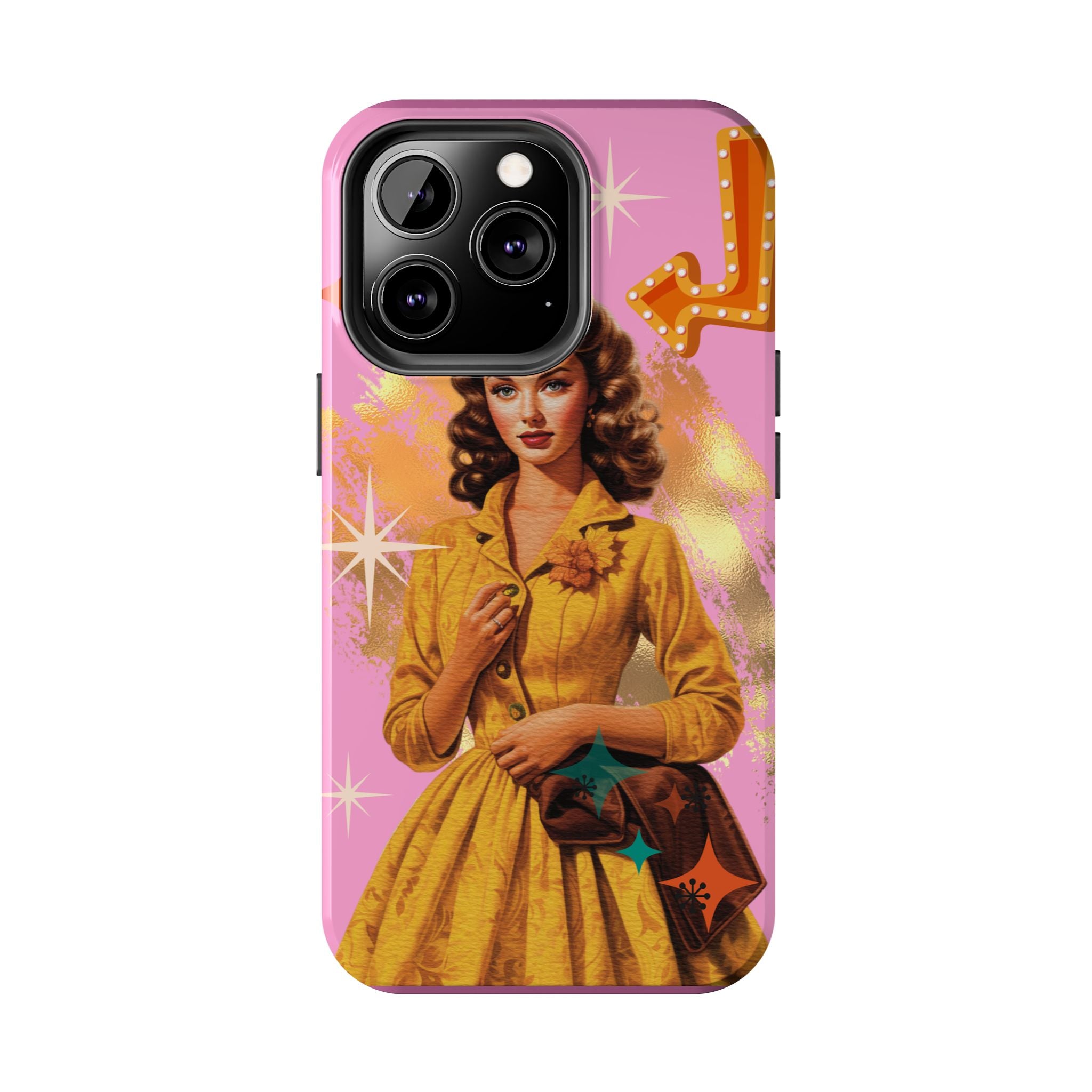 50s Pink Glam Retro Phone Case 💖📱