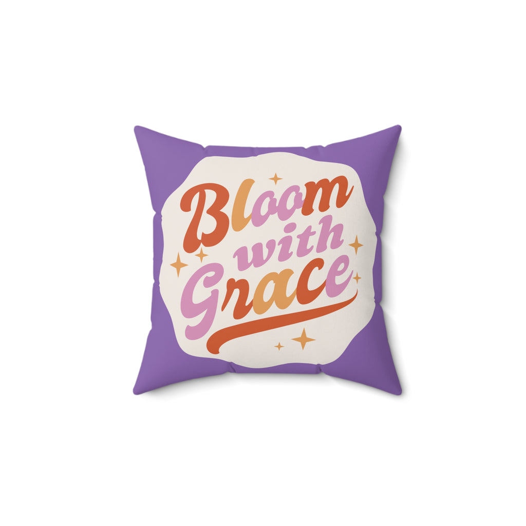 Bloom With Grace 60s Mood Pillow