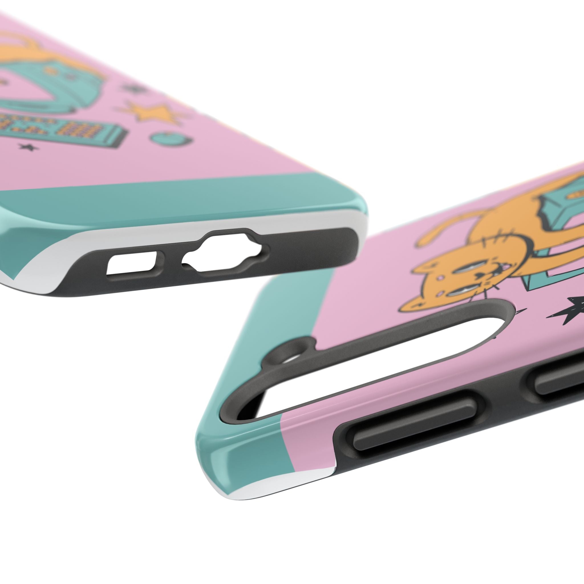90s Cat and Computer Phone Case 🐱💾