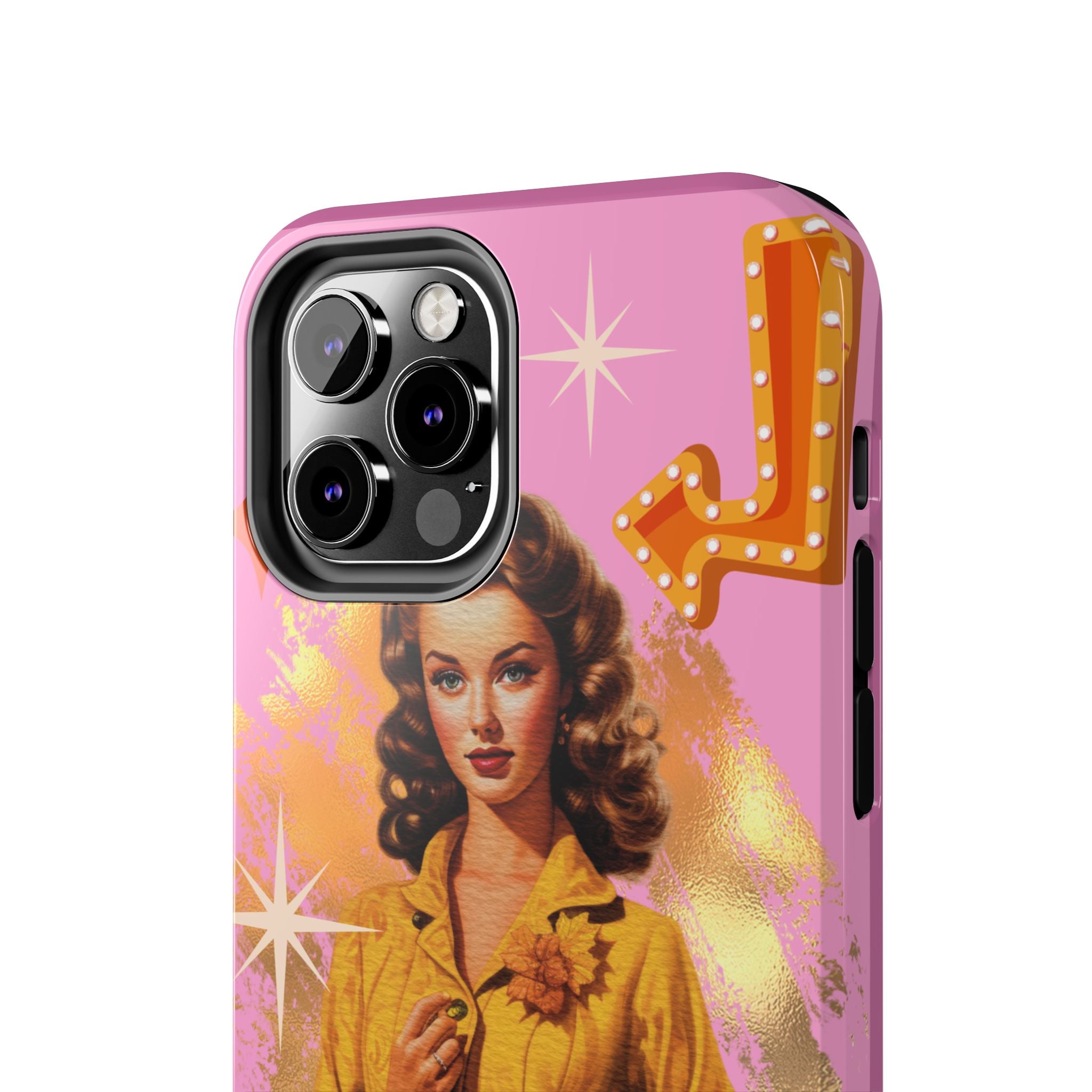 50s Pink Glam Retro Phone Case 💖📱
