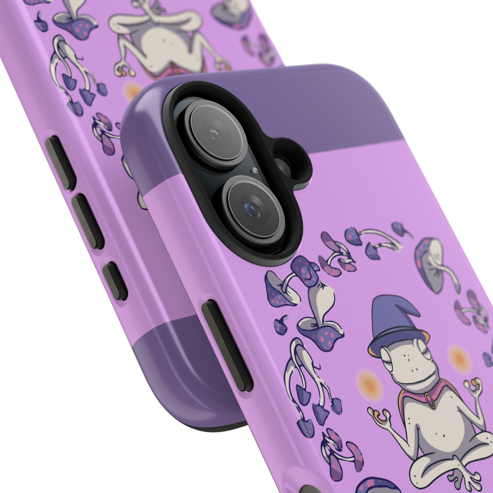 70s Mystical Mushroom Frog Phone Case 🍄🐸✨