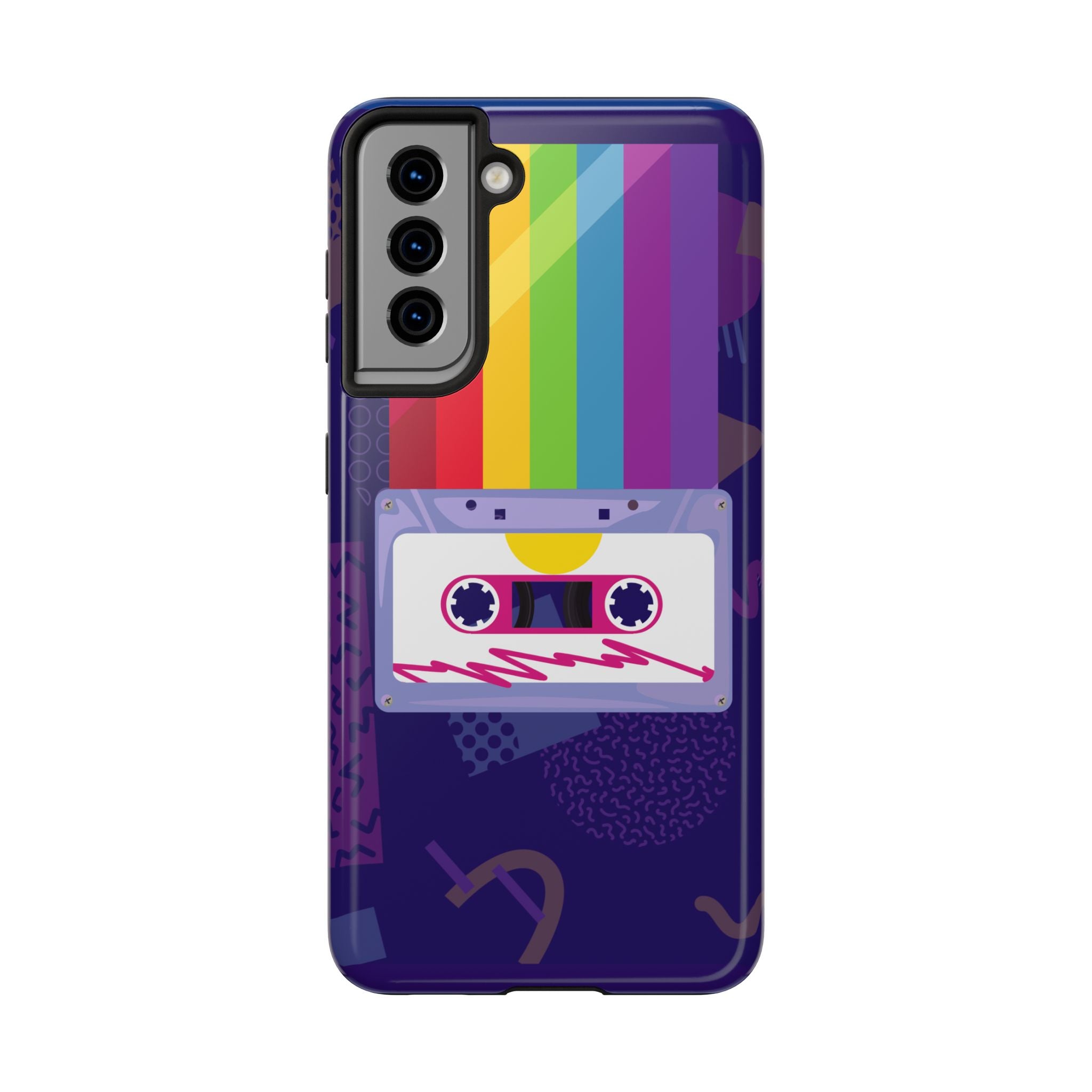 80s–90s Cassette Rainbow Phone Case 📼🌈📱