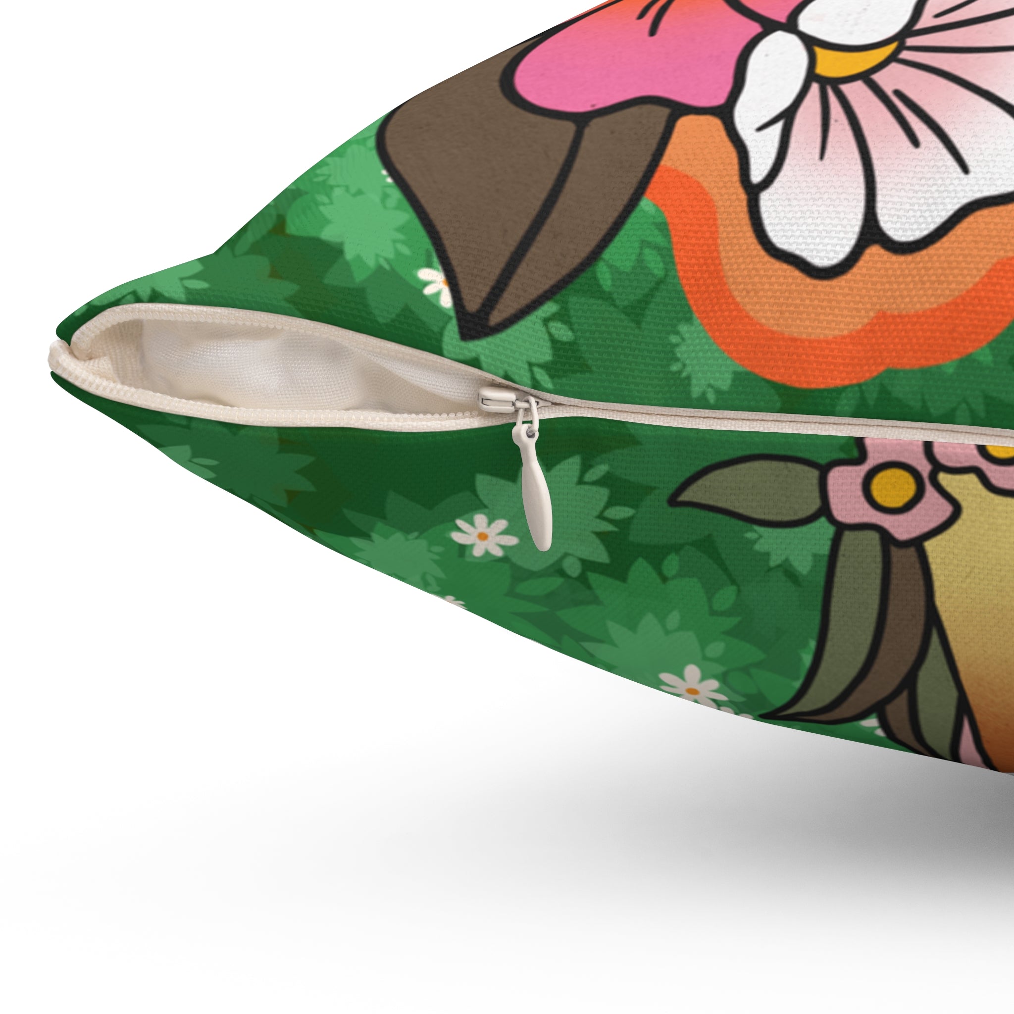 Groovy Play 70s Y2K Pillow 🌼🍄✨