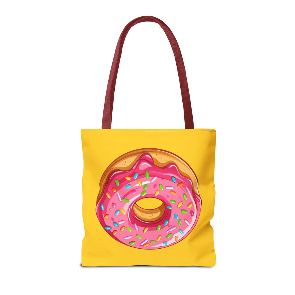 🍩 90s Donut Tote Bag – Bright Sprinkles 🍩