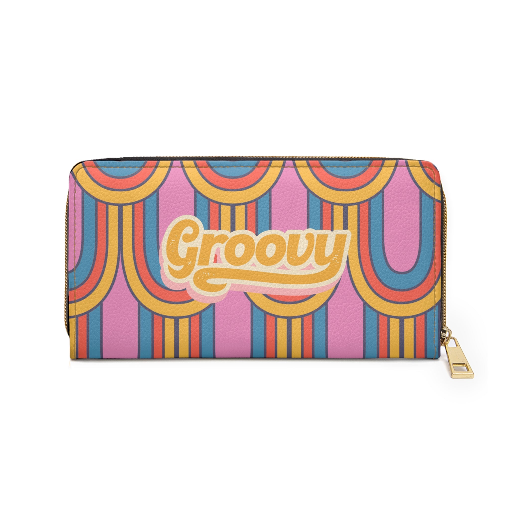 70s Rainbow Groovy Wallet 🌈🕶️💛