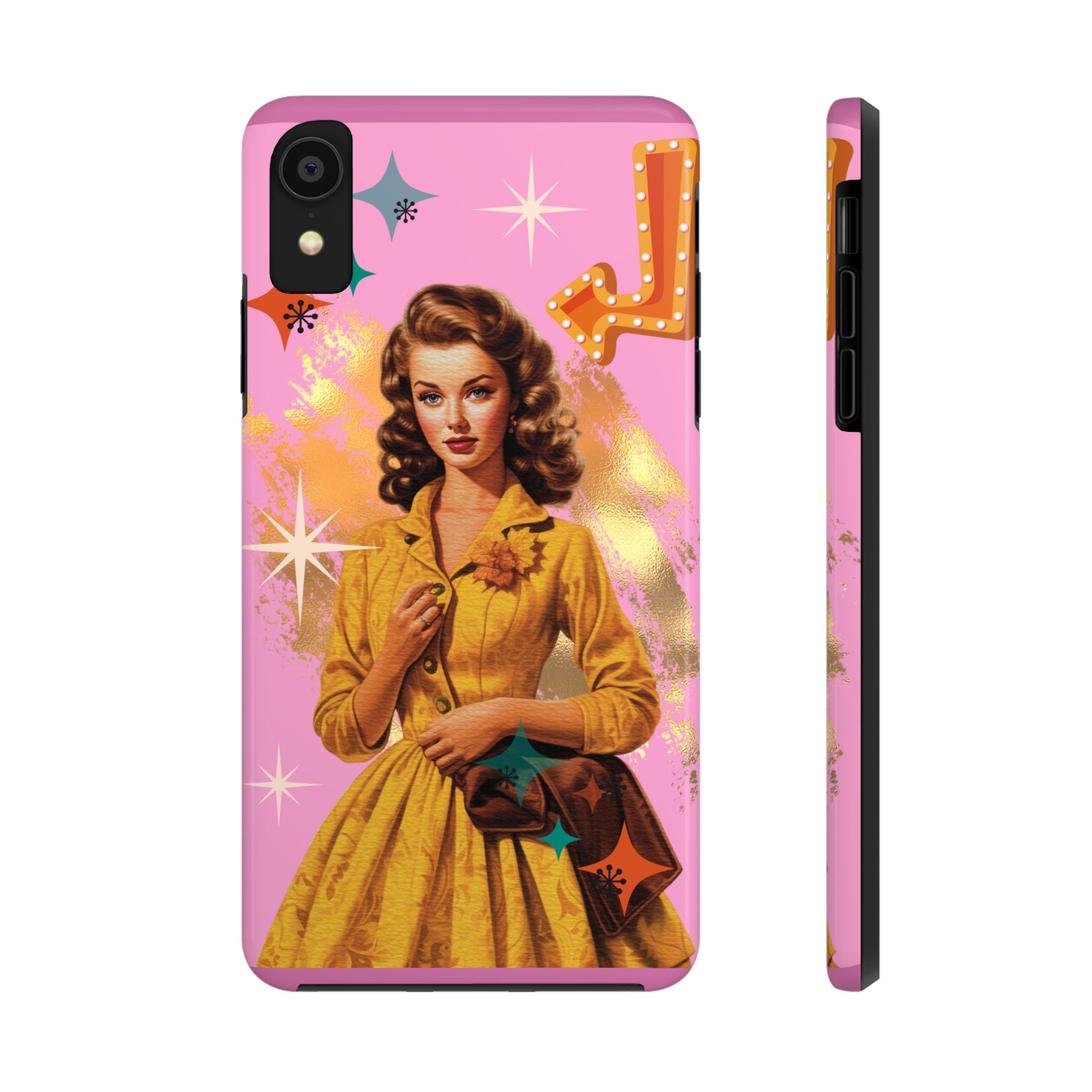 50s Pink Glam Retro Phone Case 💖📱