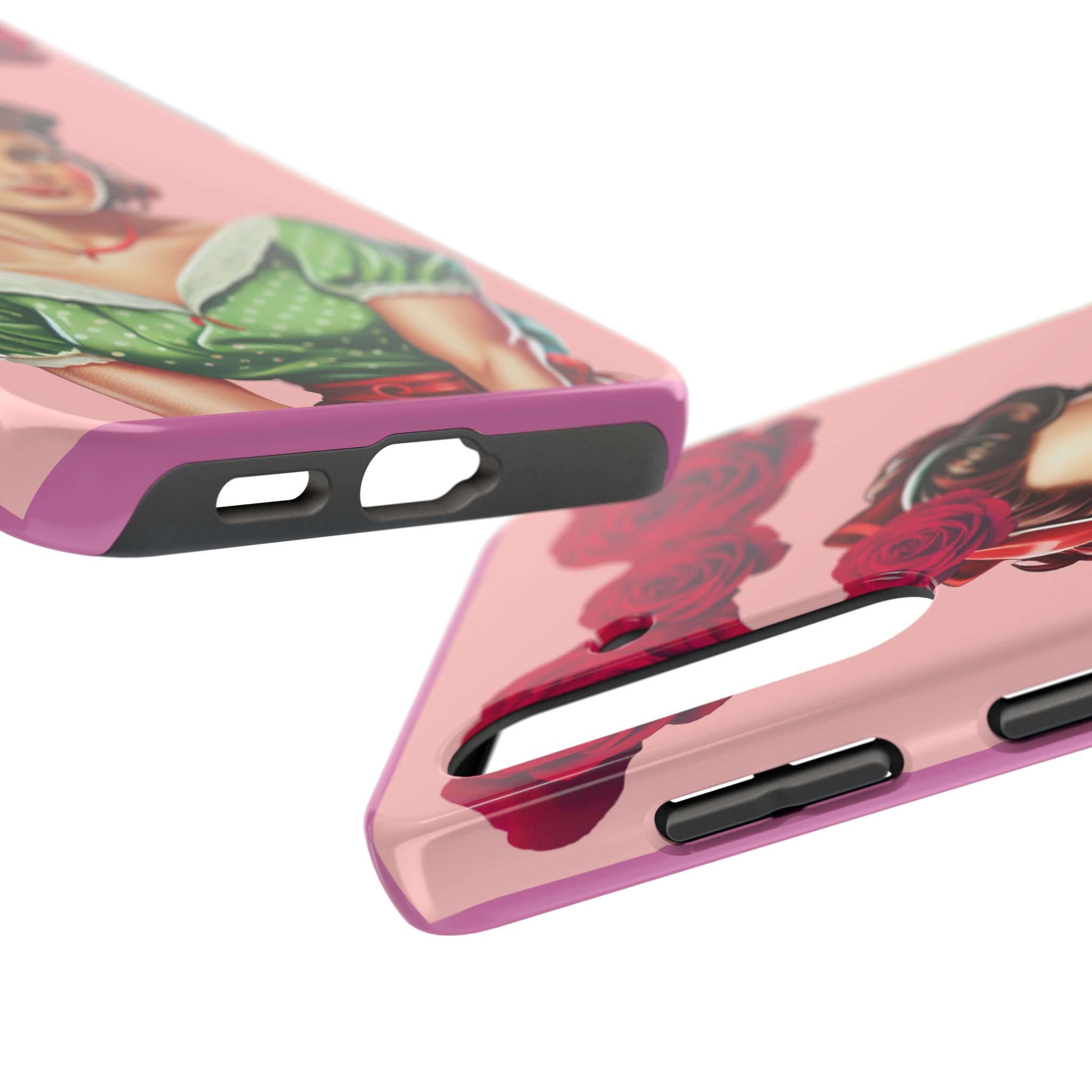 50s Rose Pinup Romance Phone Case 🌹💕📱