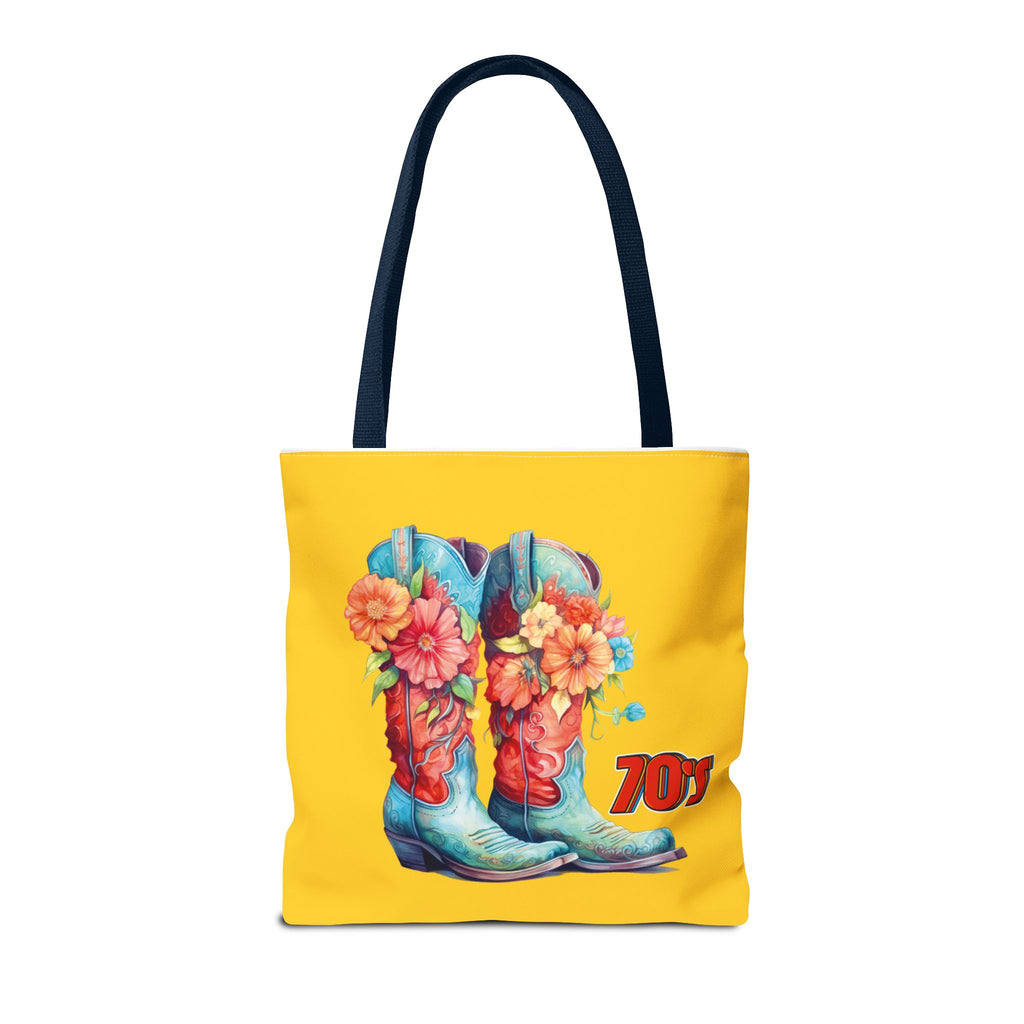 👢🌸 70s Boots Tote Bag 🌼✨