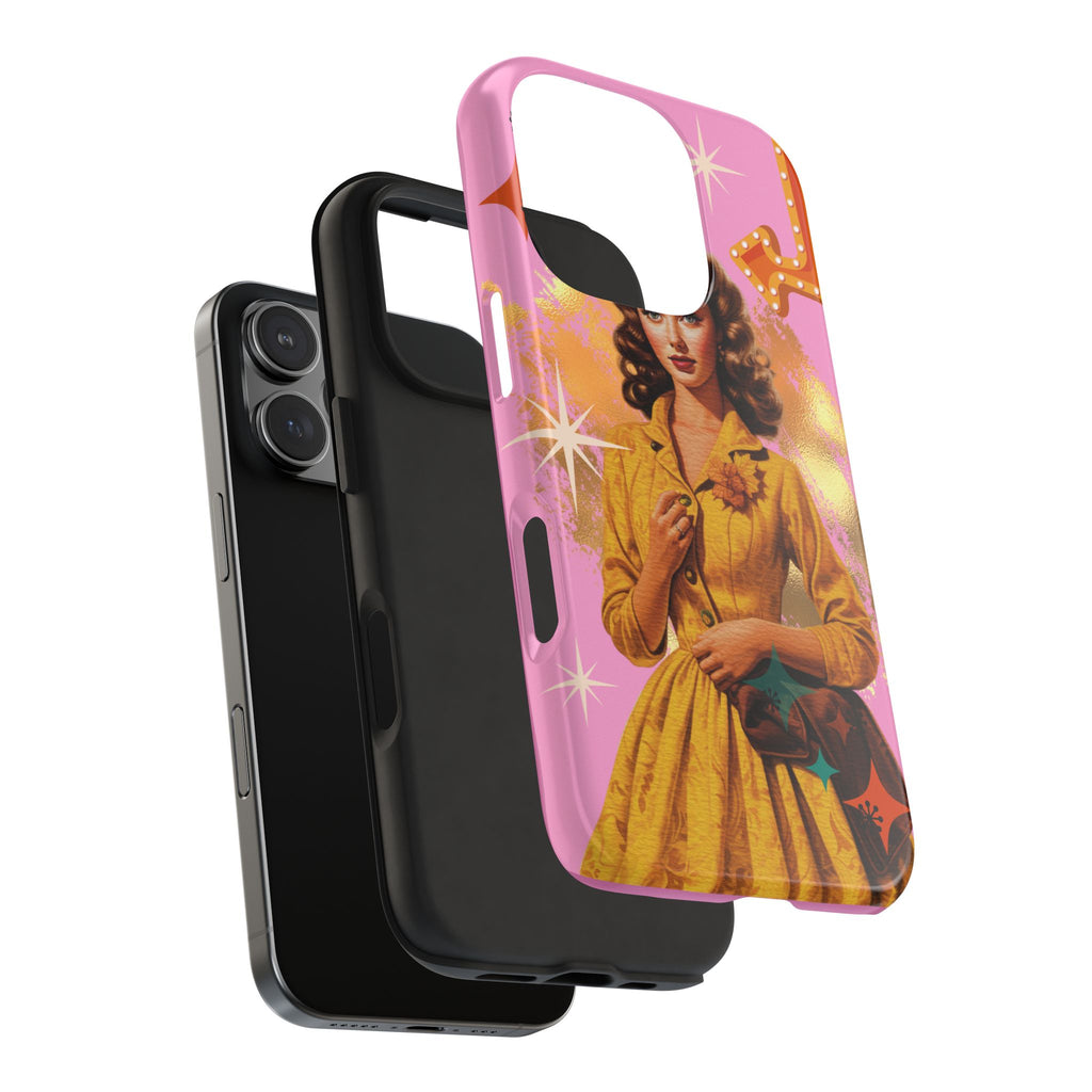 50s Pink Glam Retro Phone Case 💖📱
