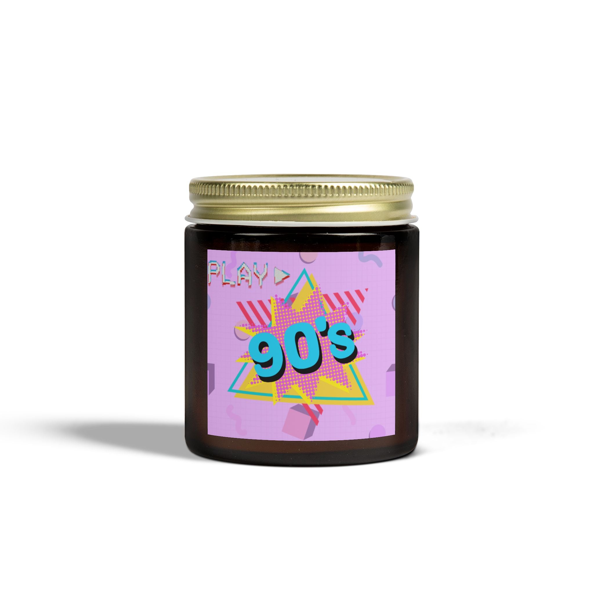 90s Play Button Candle 📼🕯️