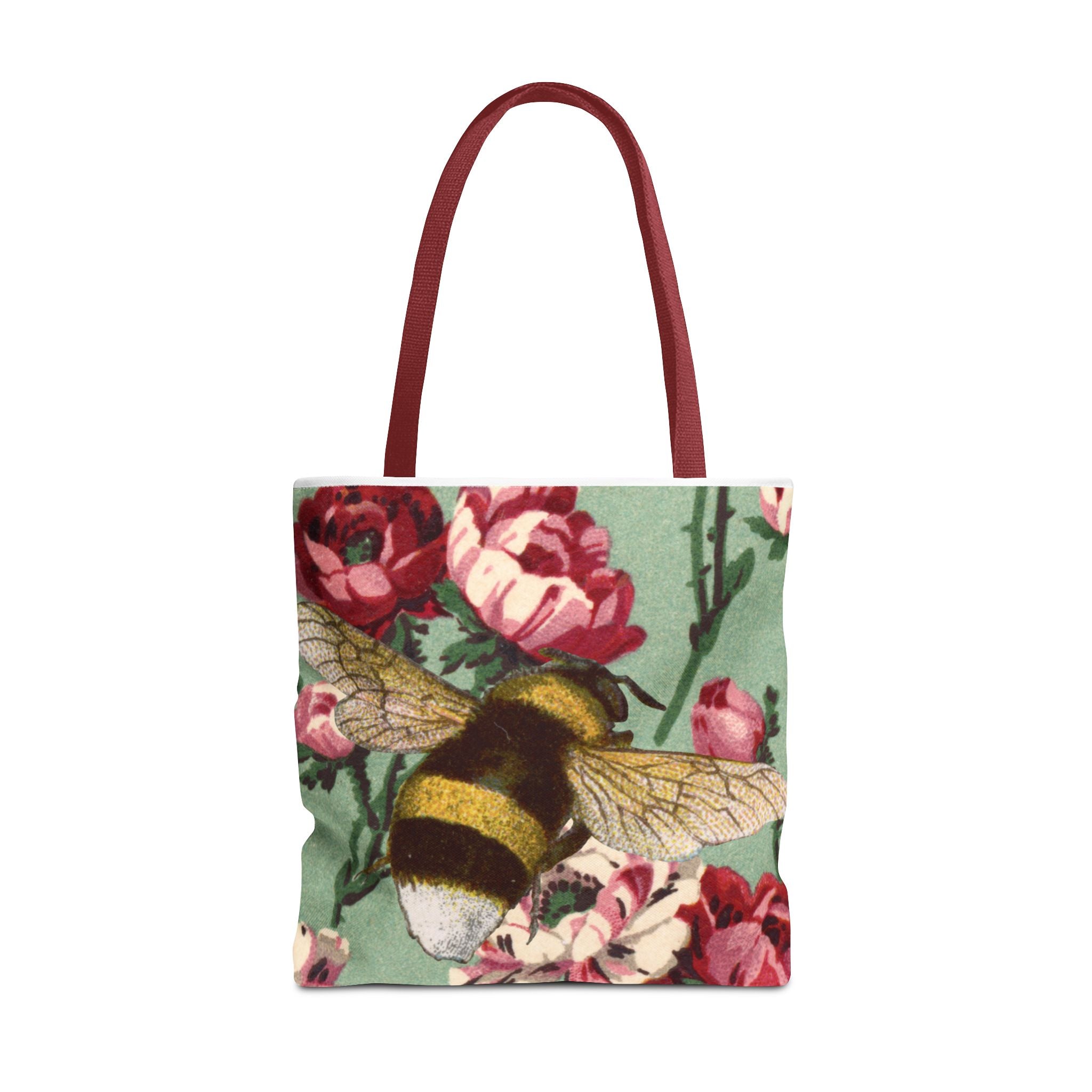 🐝🌼 60s Bumble Bee Floral Tote Bag 🌸✨