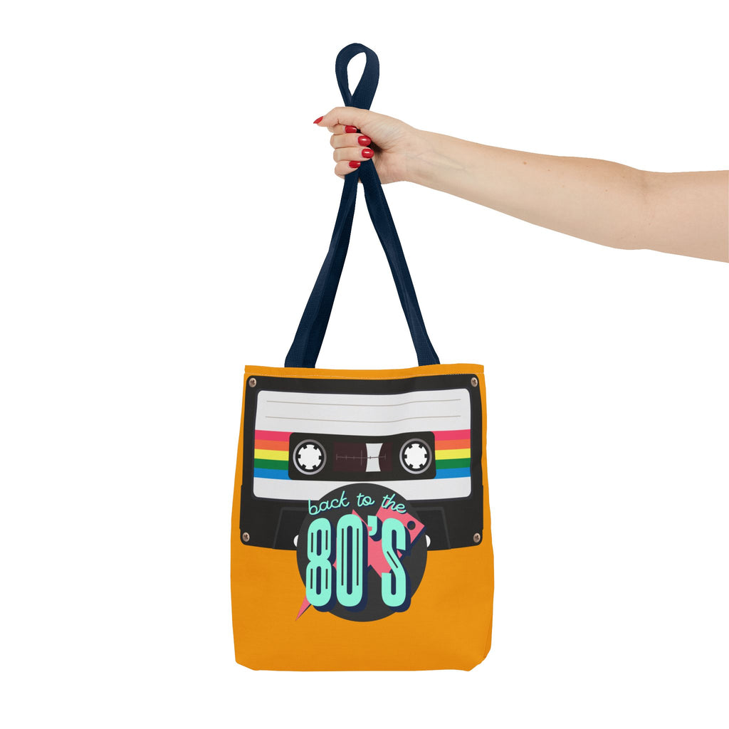 🎵 Back to the 80s Mixtape Retro Tote Bag