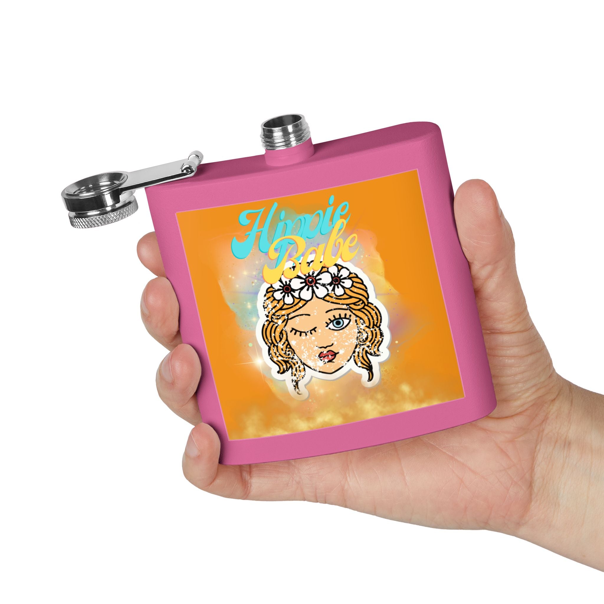 Hippie Babe Flask