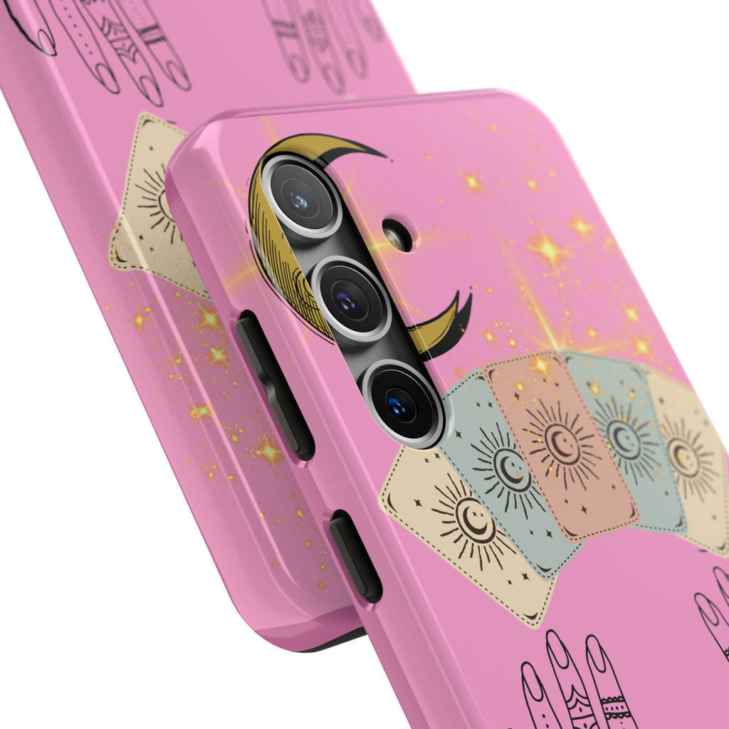 60s–70s Mystical Tarot Henna Hands Phone Case 🔮📱