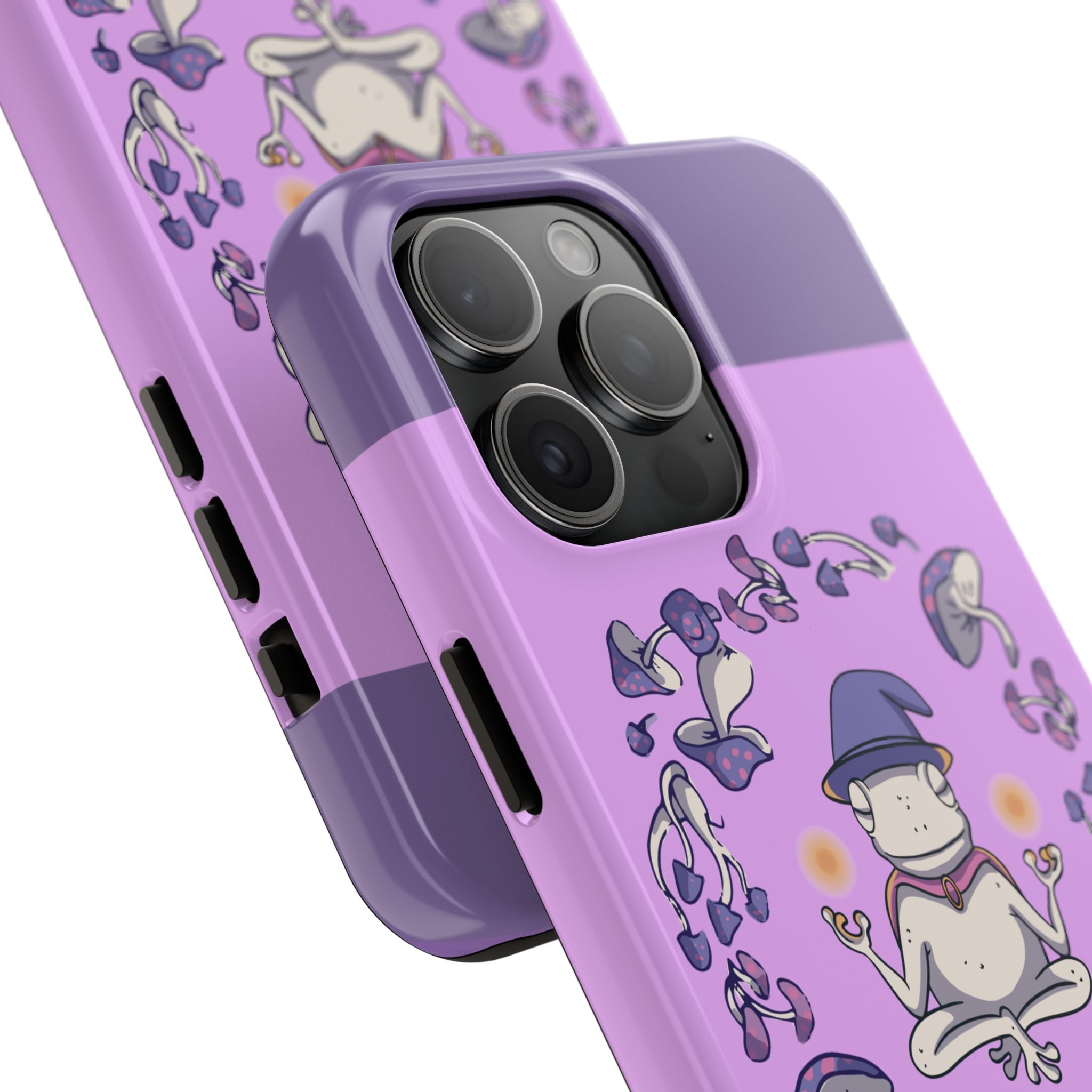 70s Mystical Mushroom Frog Phone Case 🍄🐸✨